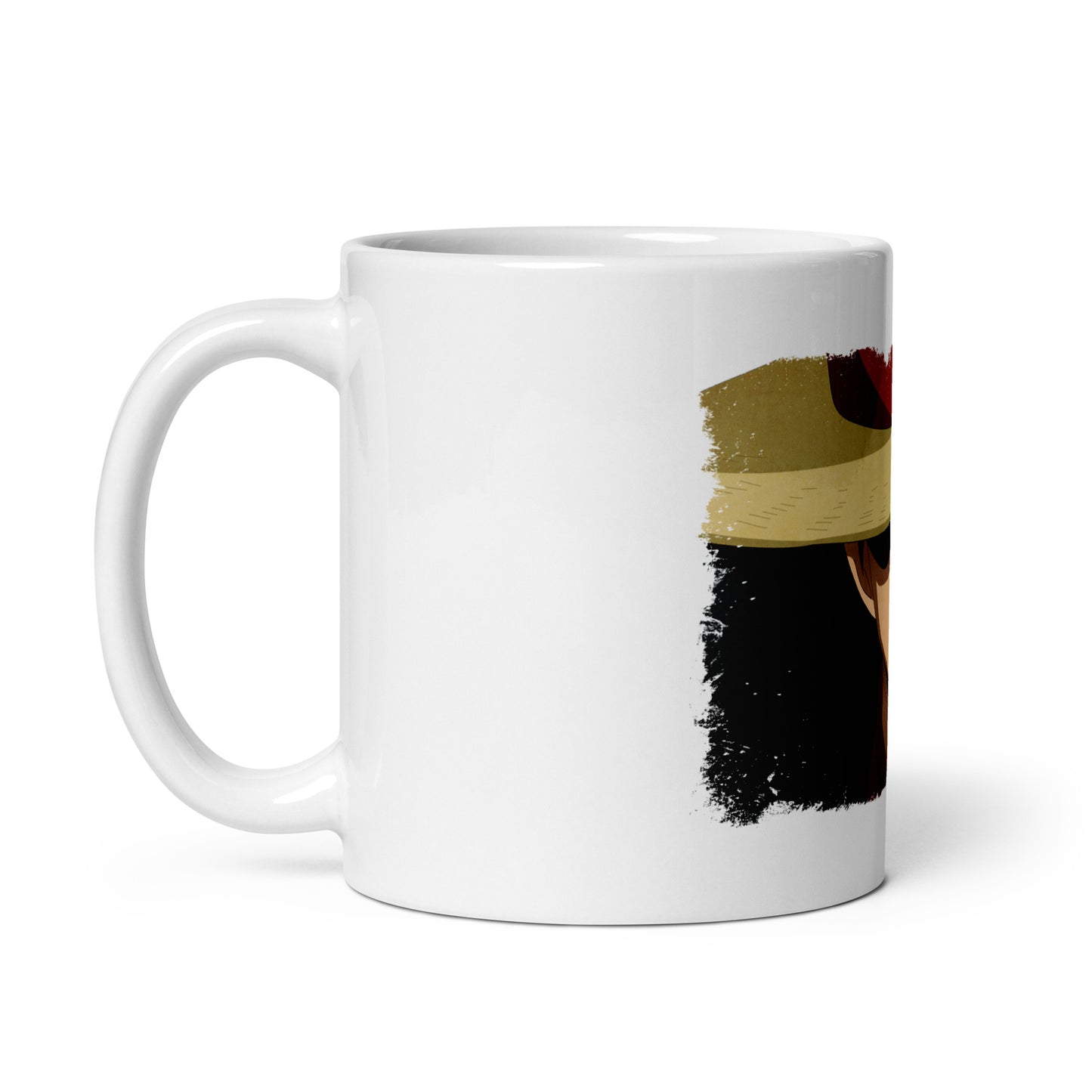 White Glossy Mug - Luffy 73