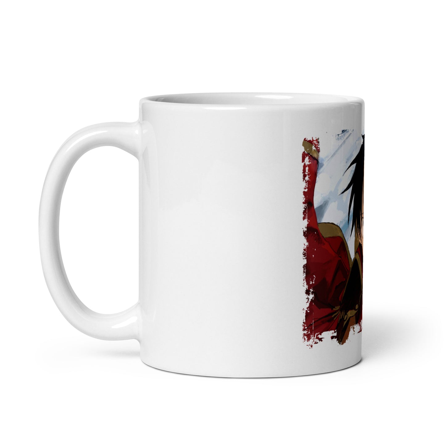 White Glossy Mug - Luffy 74