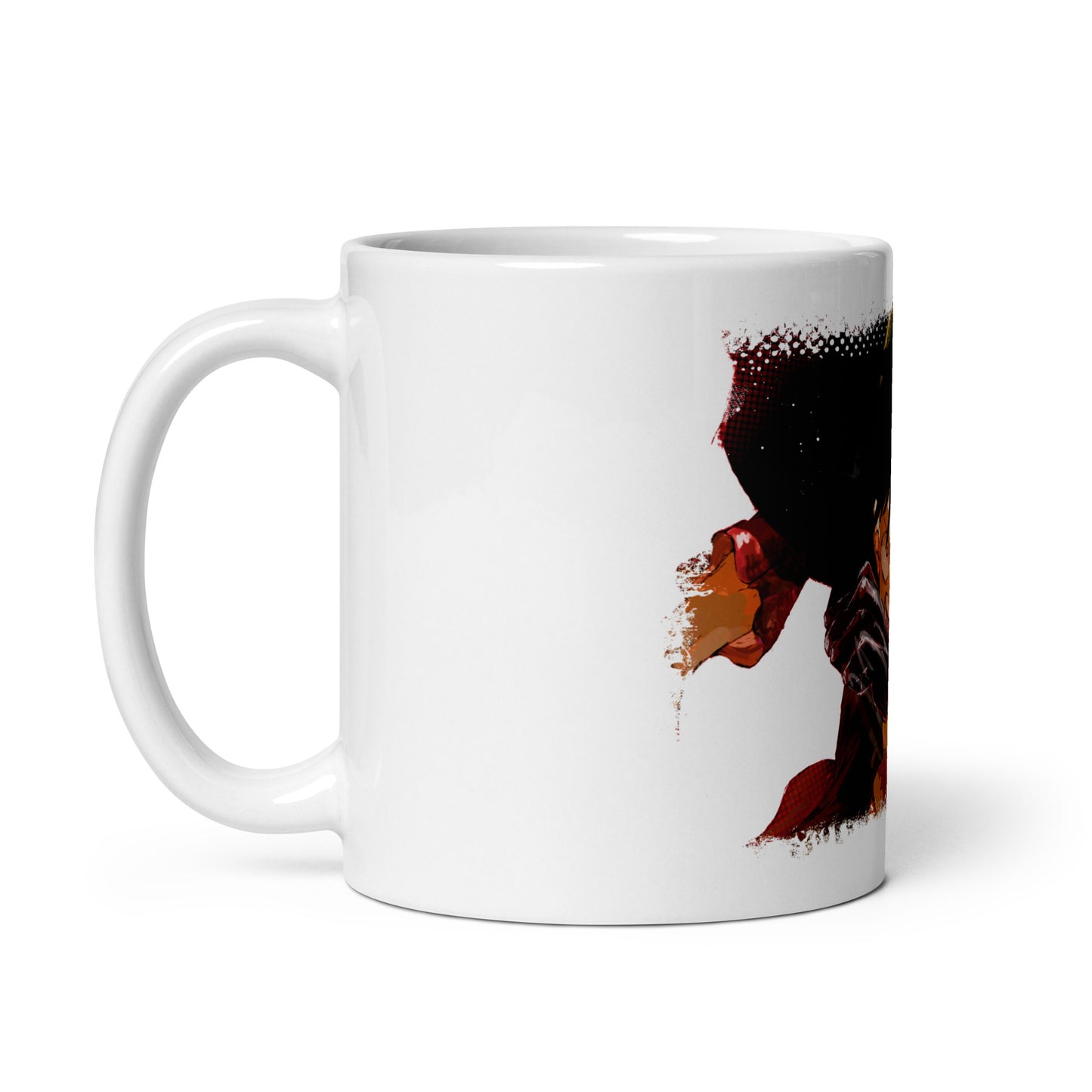 White Glossy Mug - Luffy 75