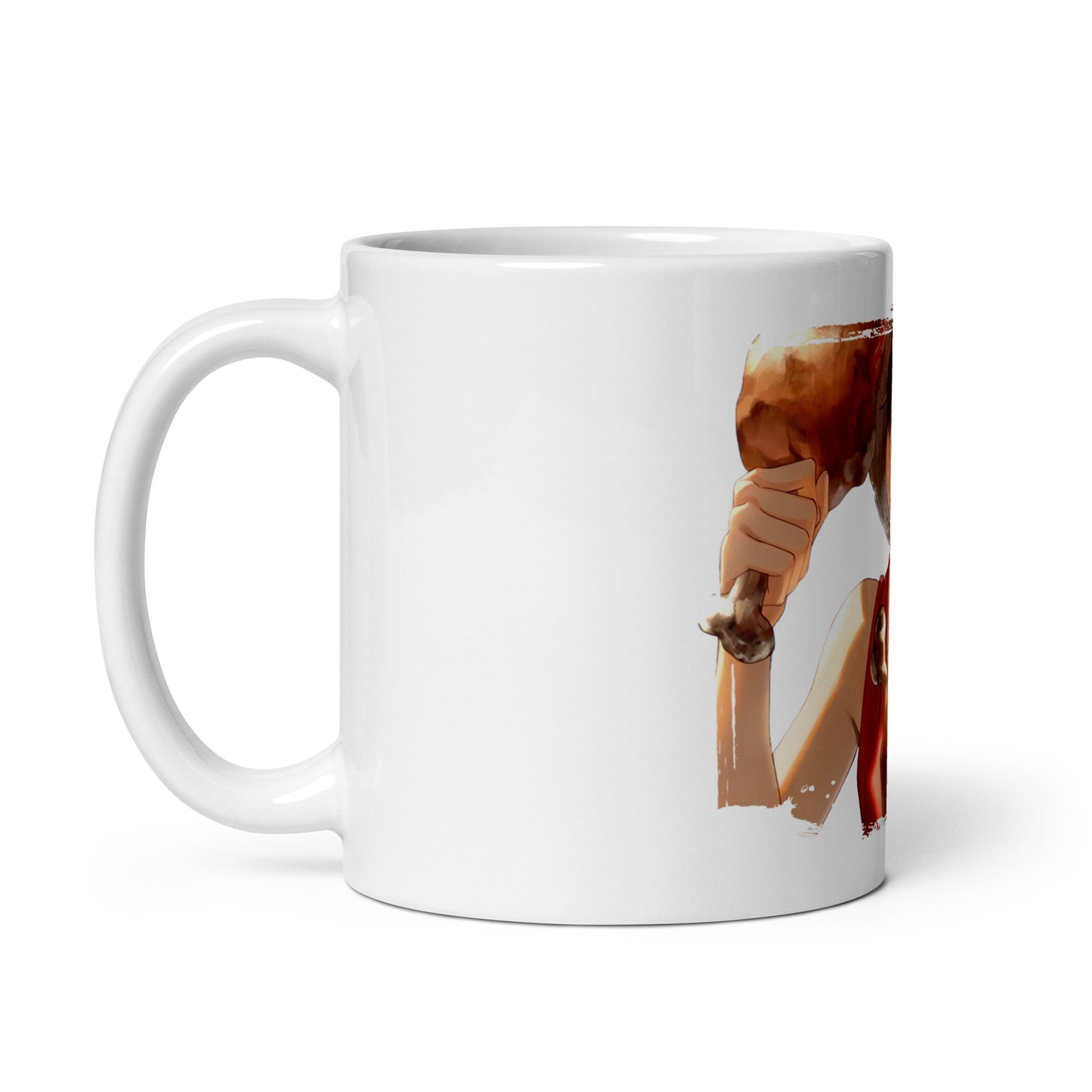 White Glossy Mug - Luffy 79