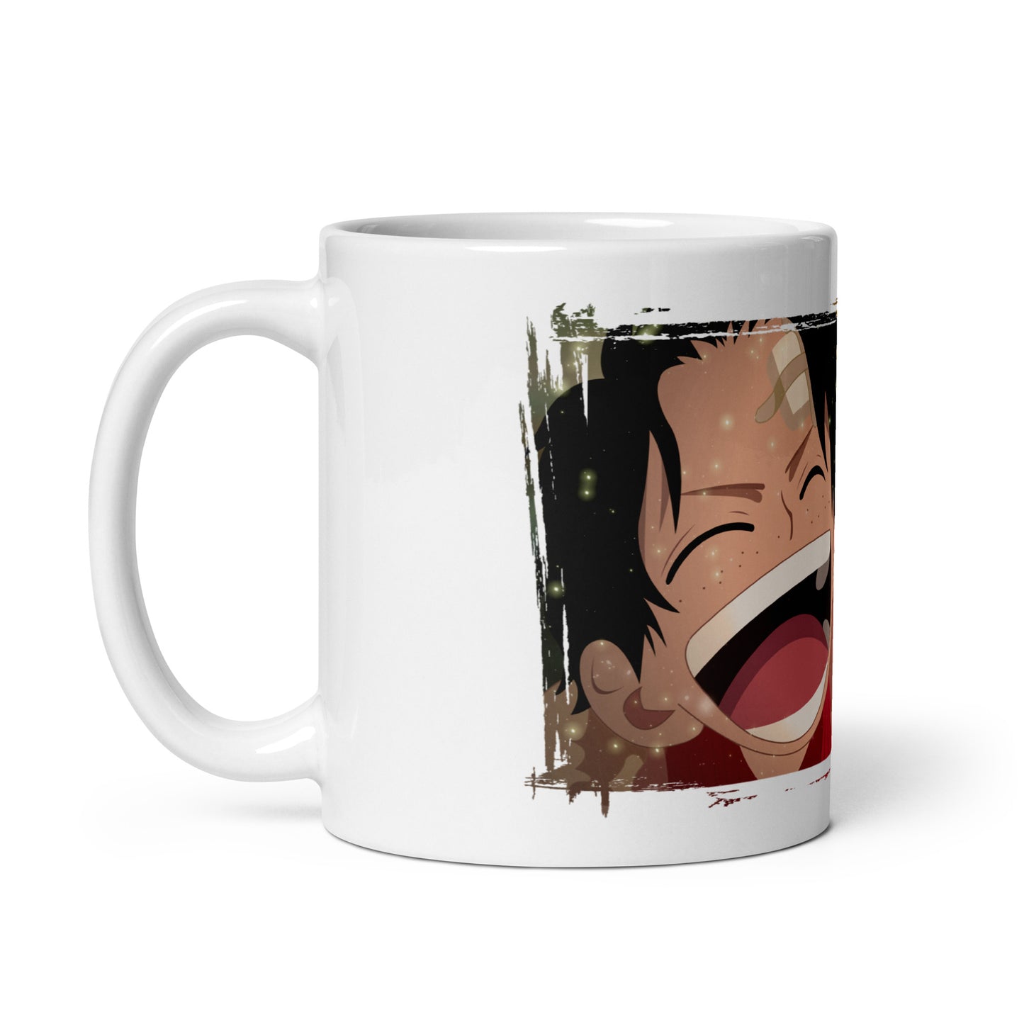 White Glossy Mug - Luffy 82