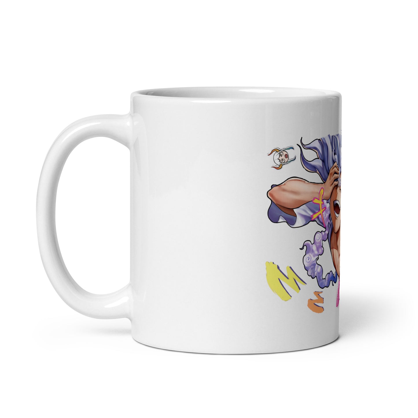 White Glossy Mug - Luffy 83