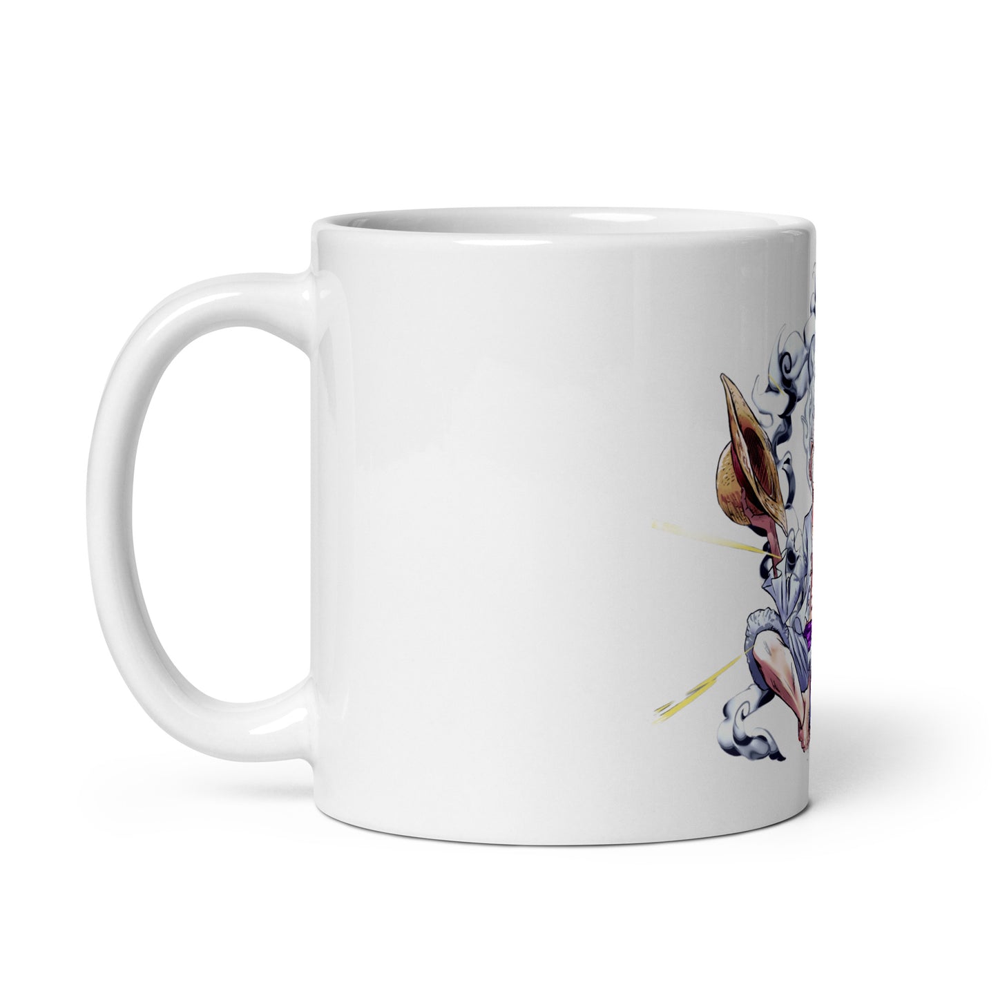 White Glossy Mug - Luffy 85