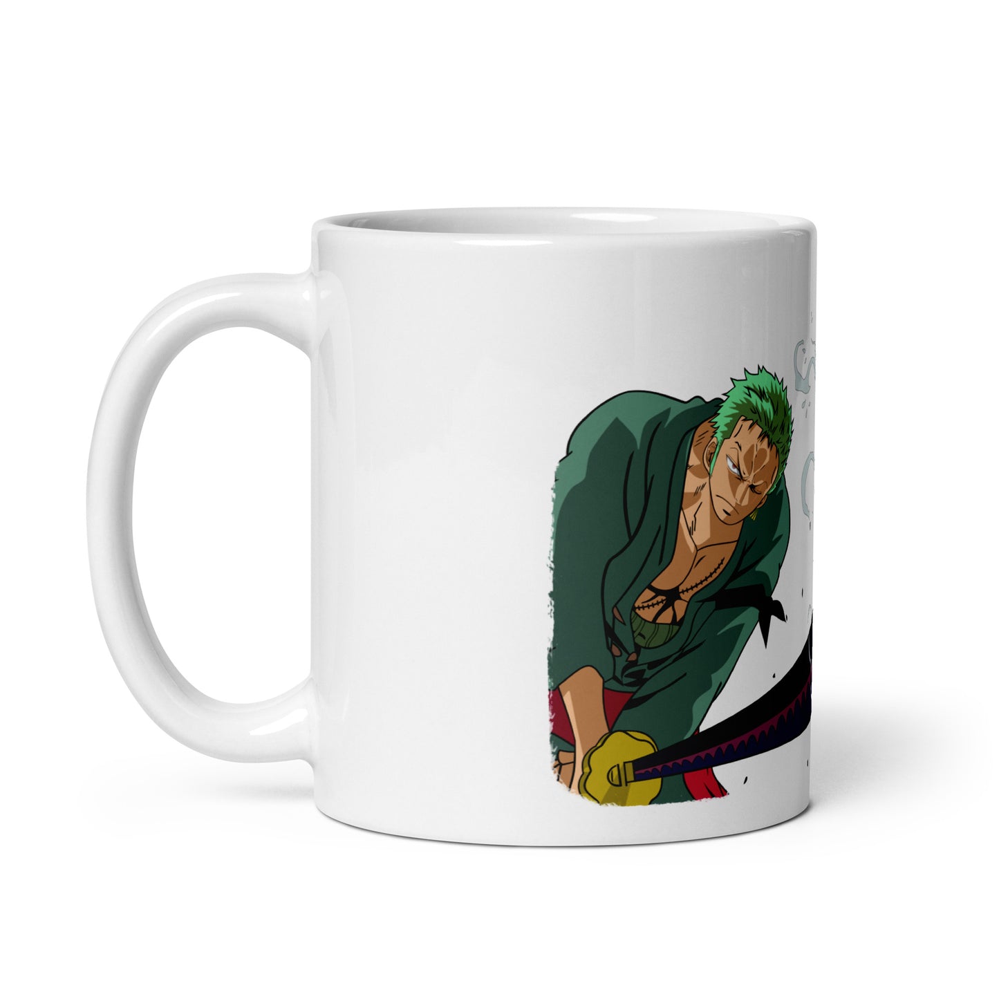 White Glossy Mug - Zoro 8