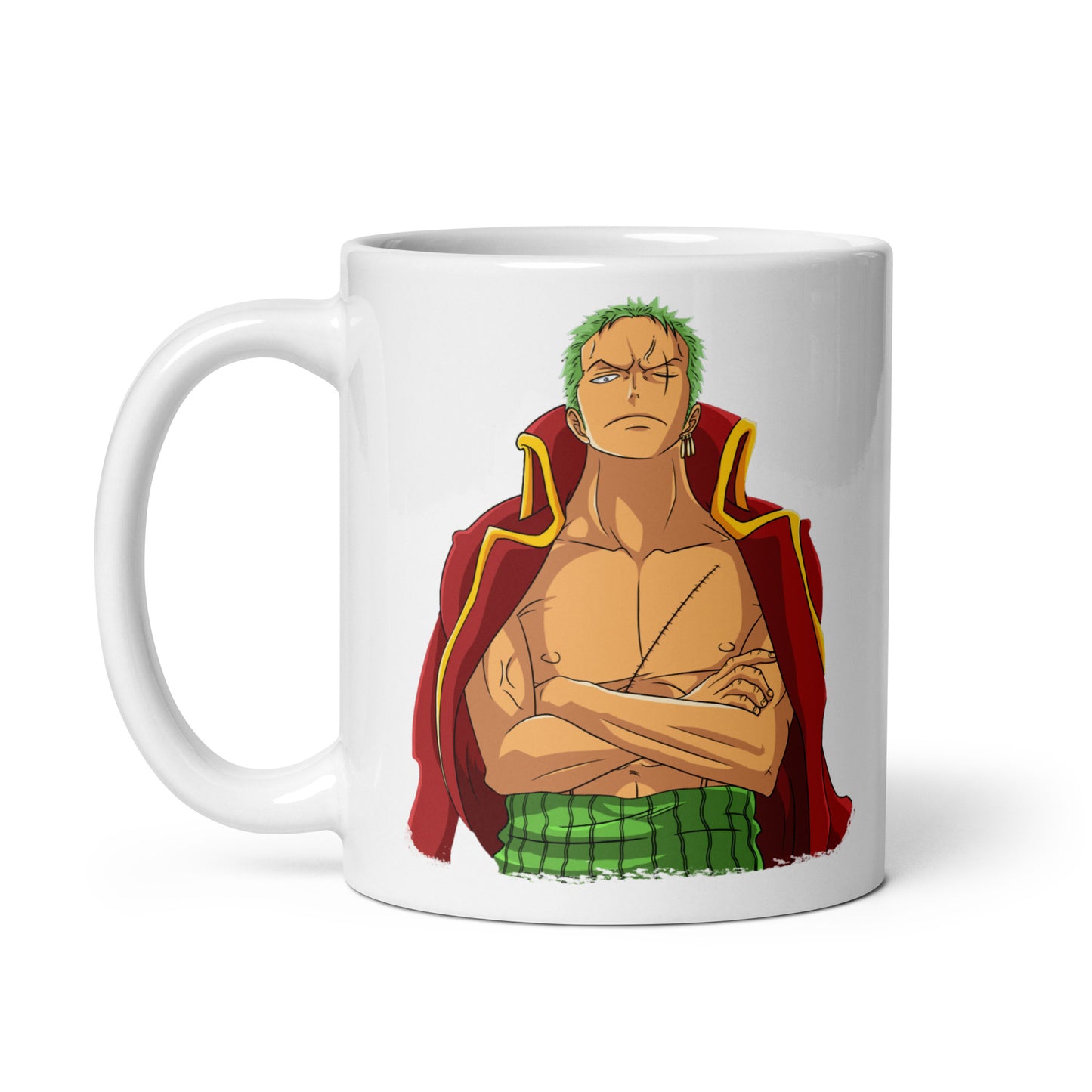 White Glossy Mug - Zoro 13