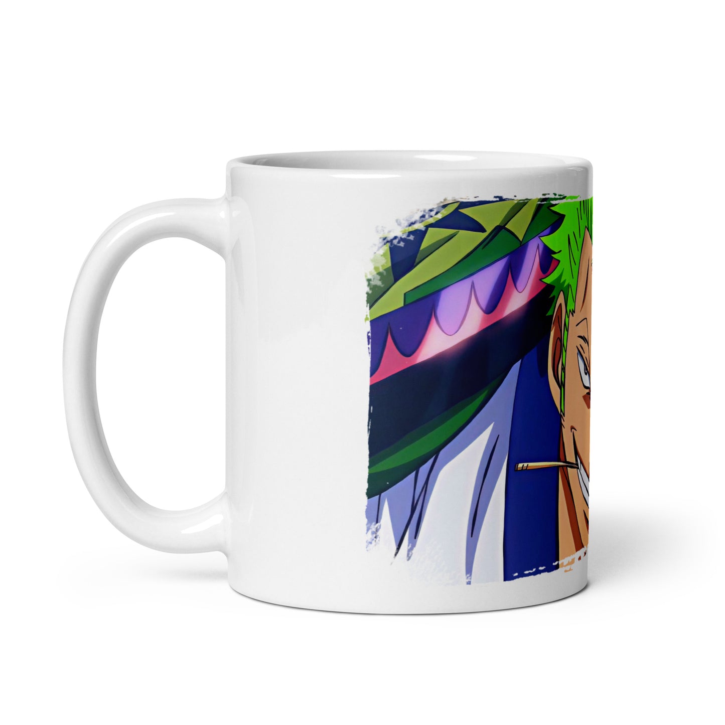 White Glossy Mug - Zoro 25