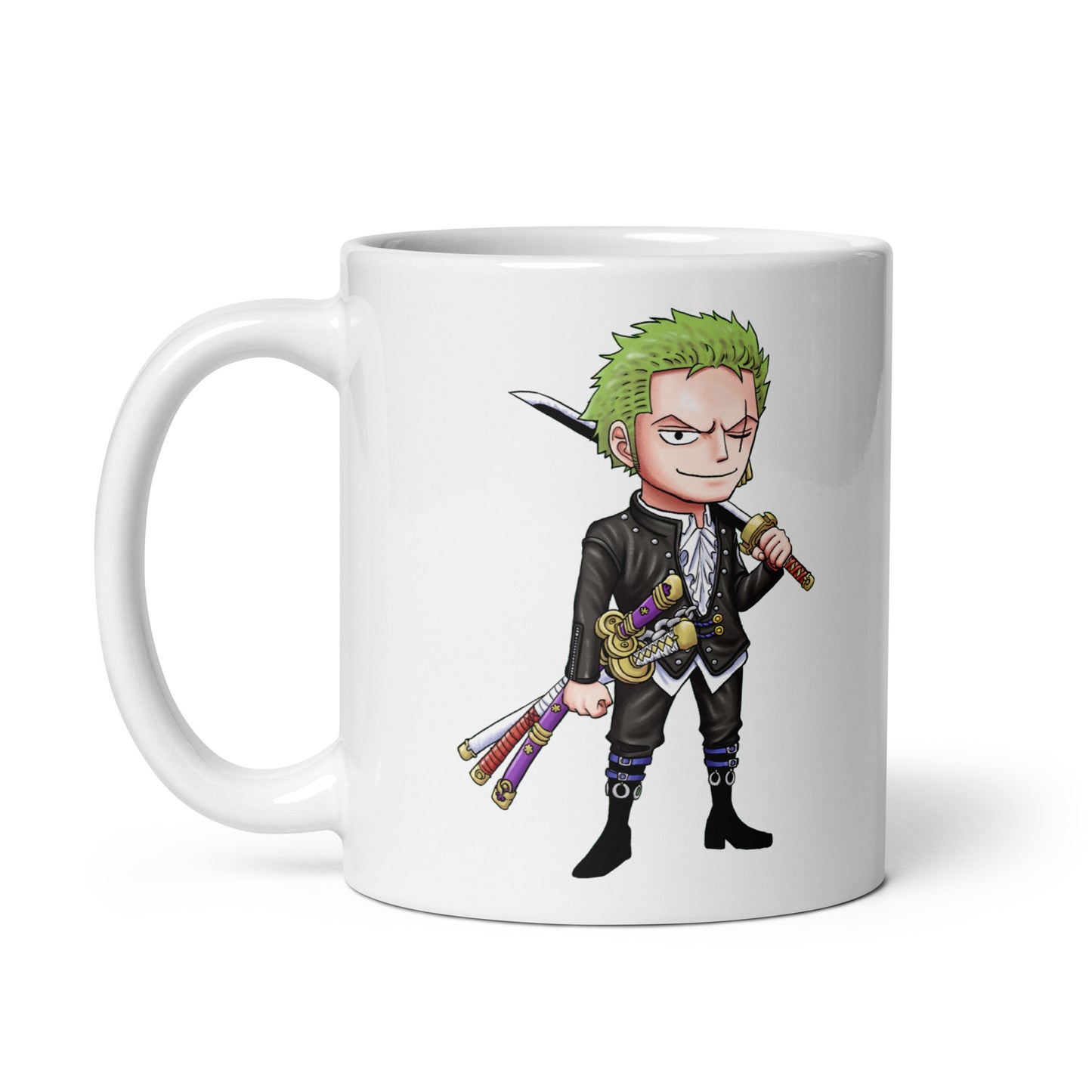 White Glossy Mug - Zoro 27