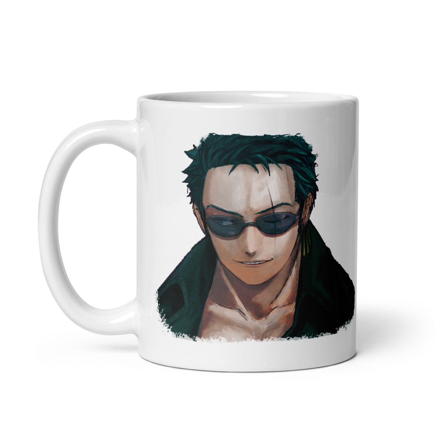 White Glossy Mug - Zoro 32