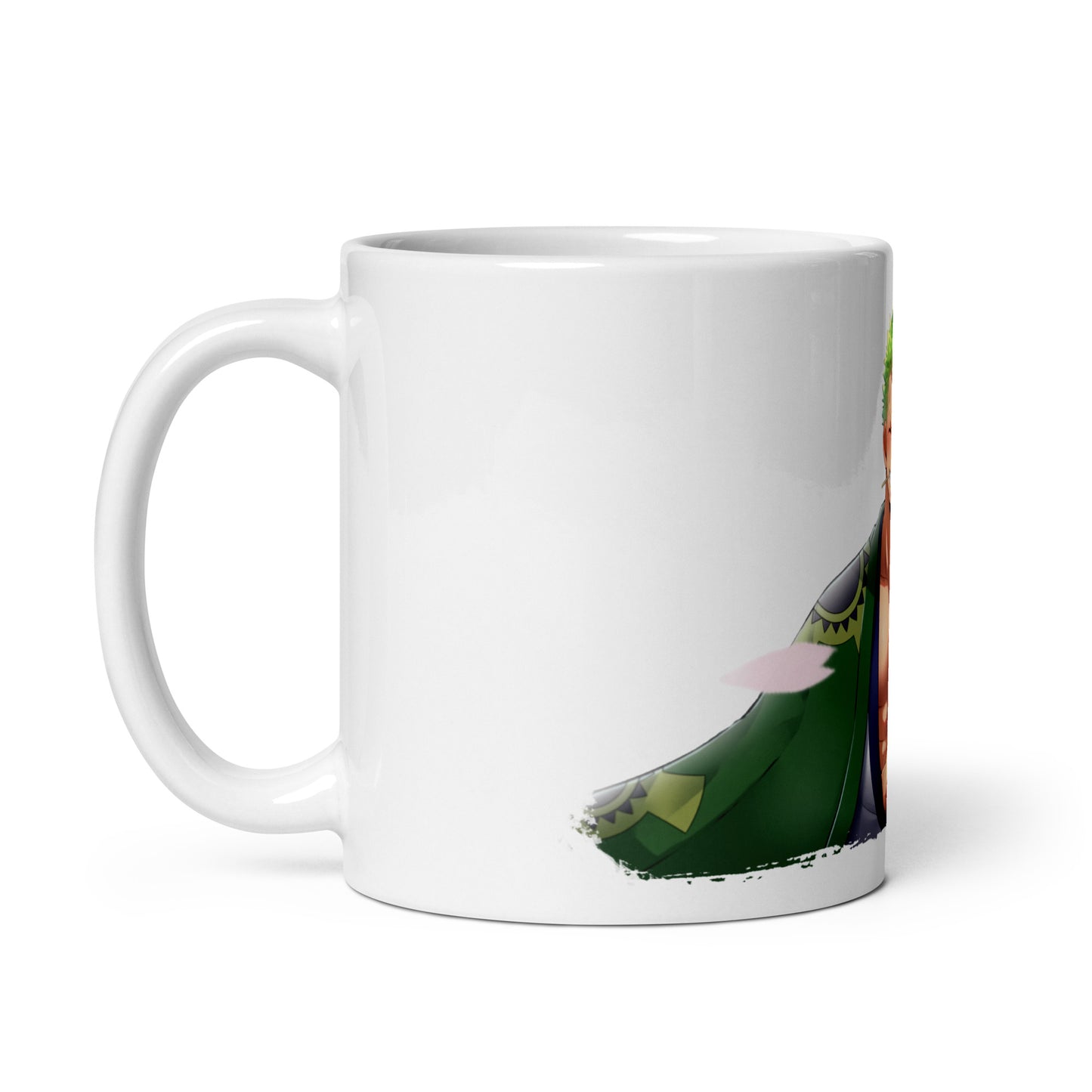 White Glossy Mug - Zoro 38