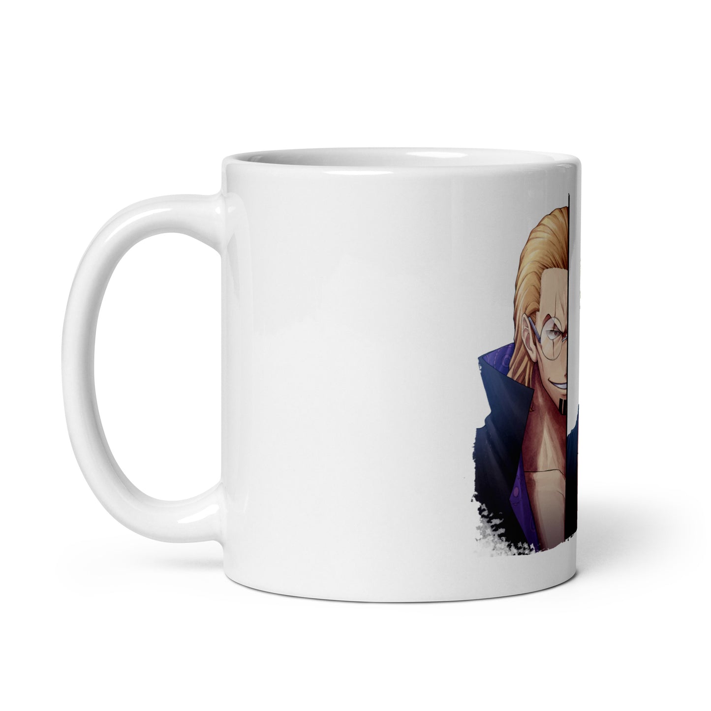 White Glossy Mug - Zoro 43 (b)