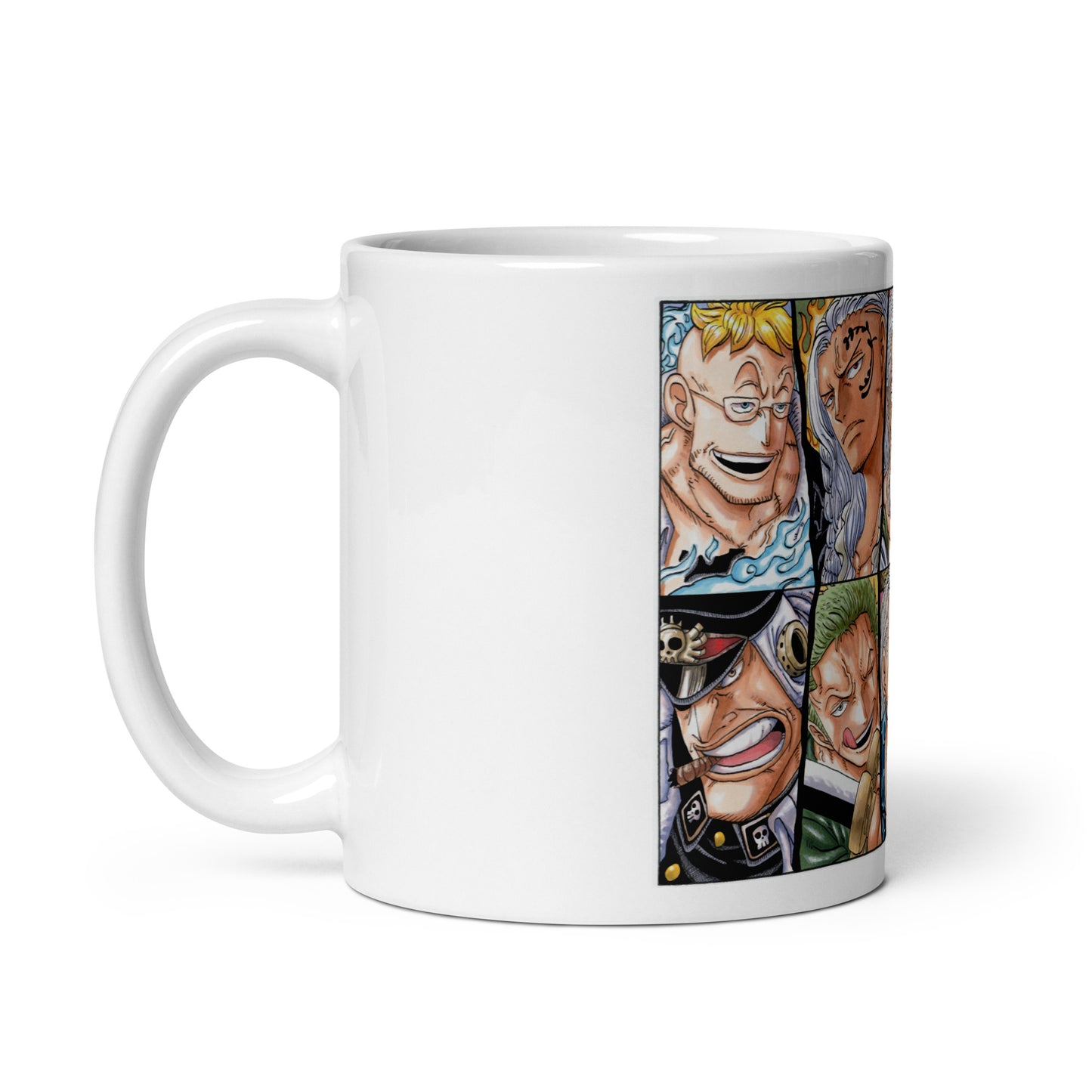 White Glossy Mug - Zoro 45