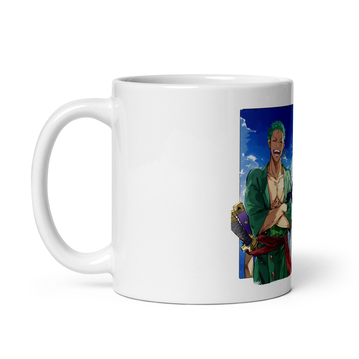 White Glossy Mug - Zoro 46