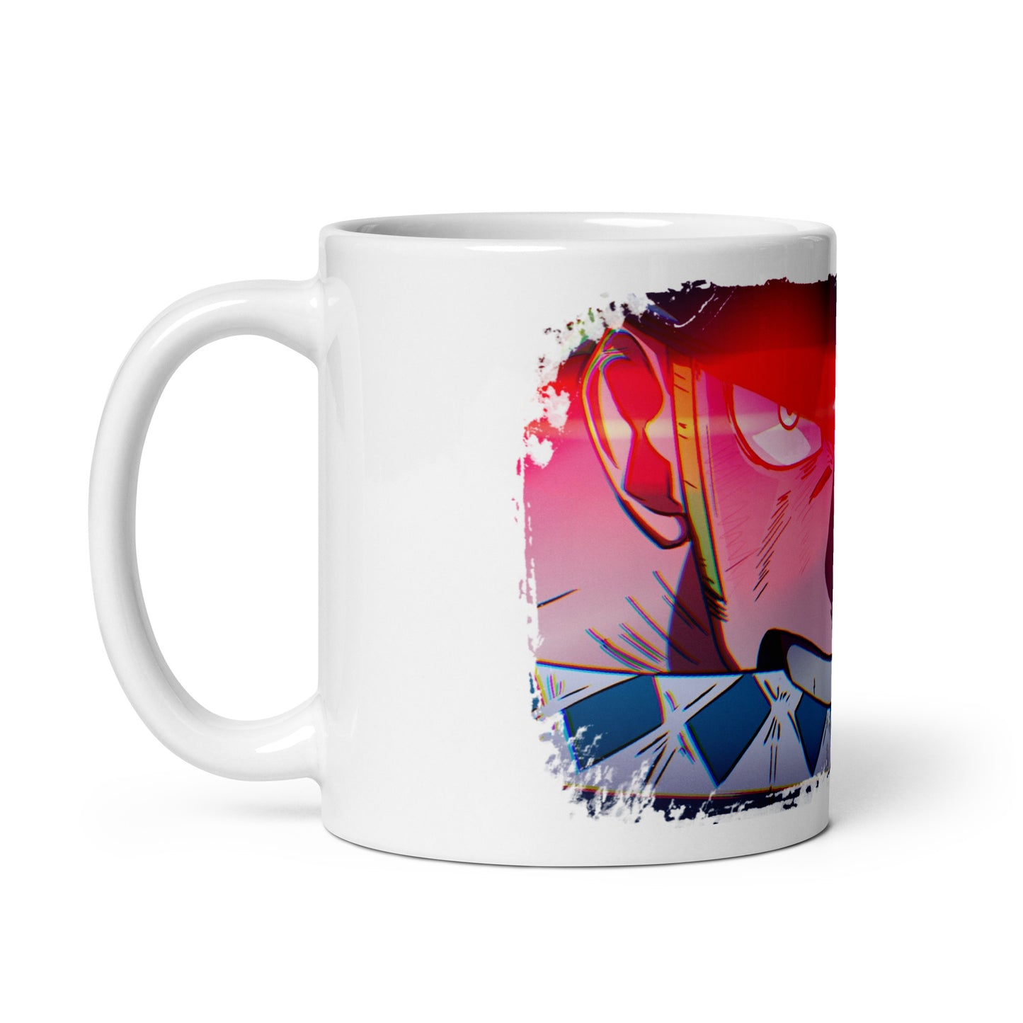 White Glossy Mug - Zoro 48