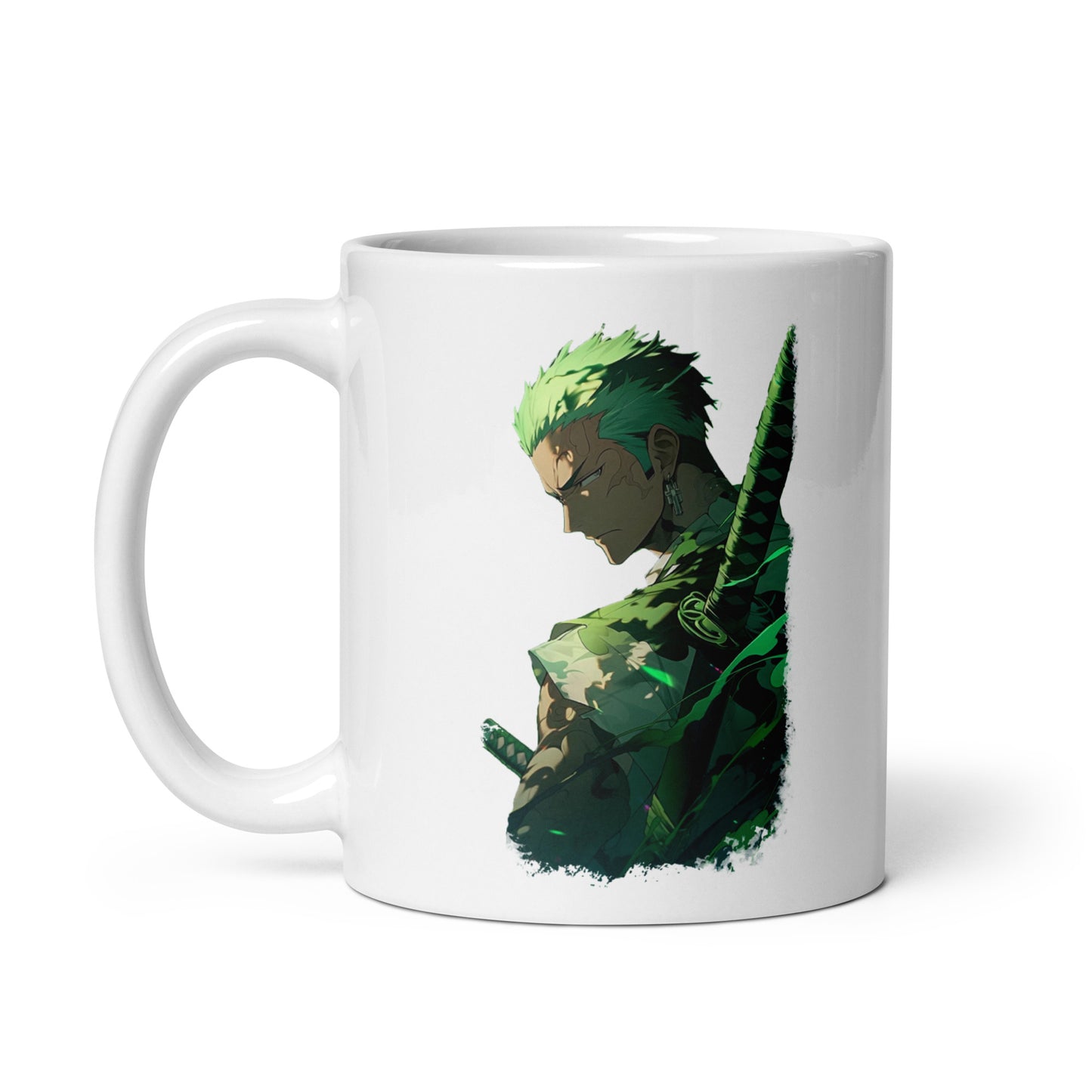 White Glossy Mug - Zoro 55