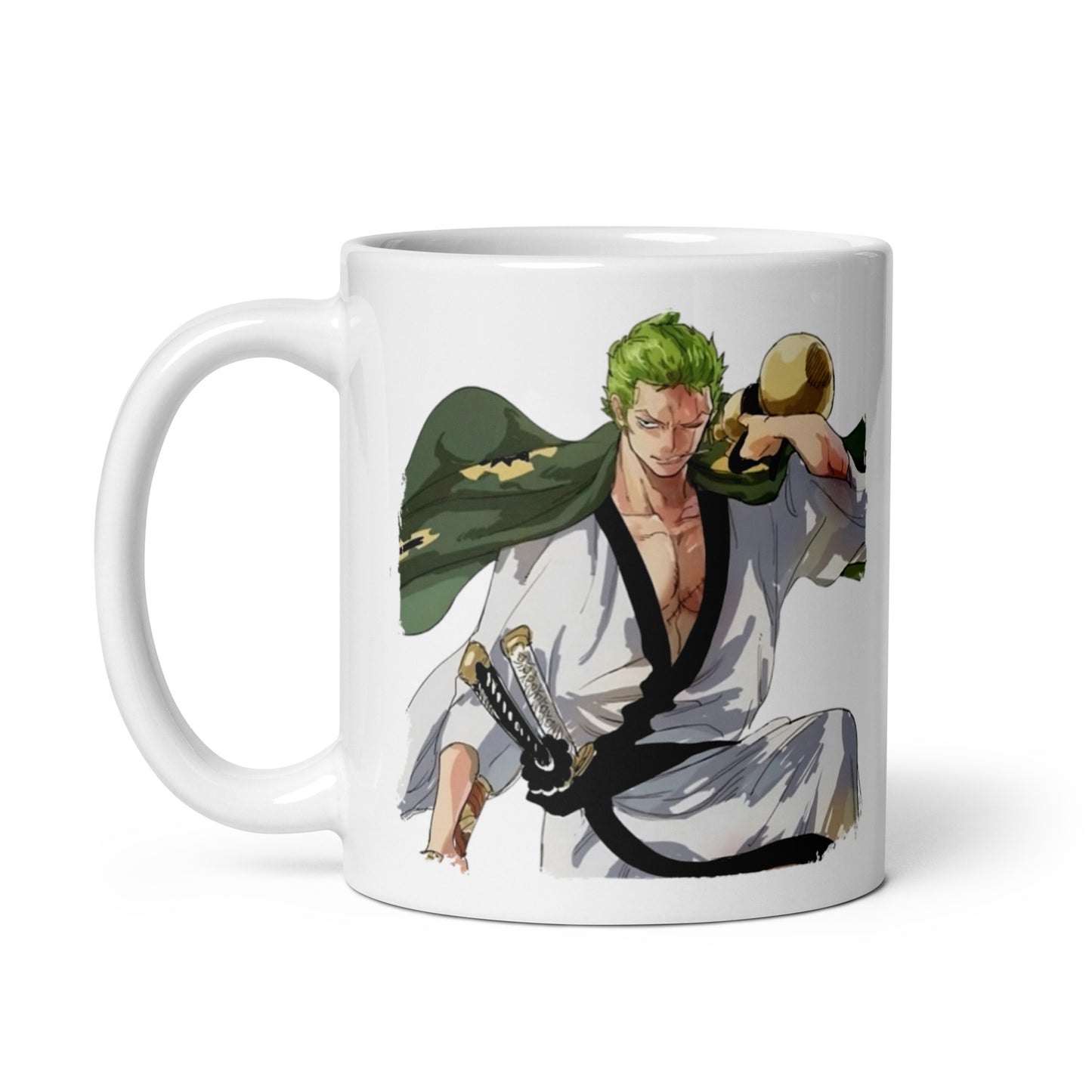 White Glossy Mug - Zoro 56