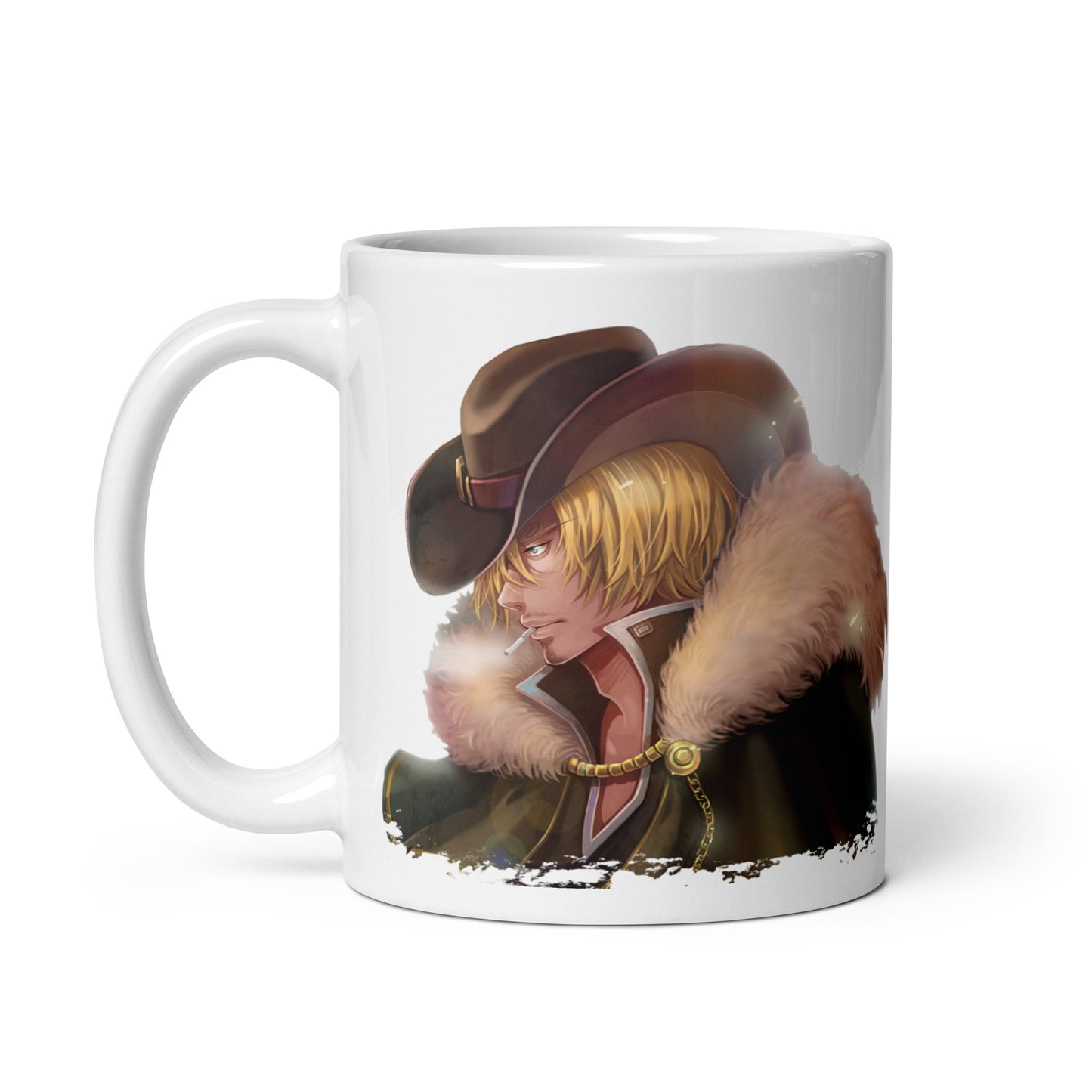 White Glossy Mug -Sanji 5