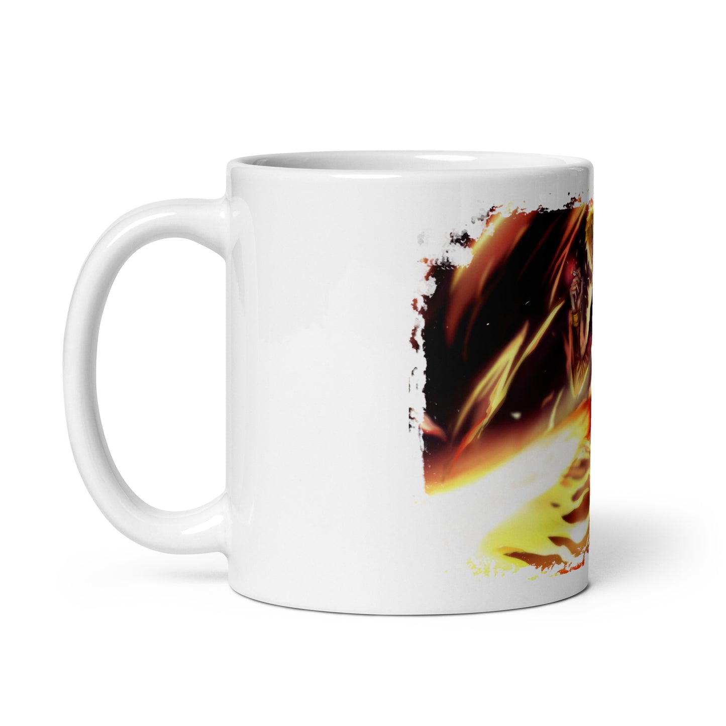 White Glossy Mug -Sanji 6