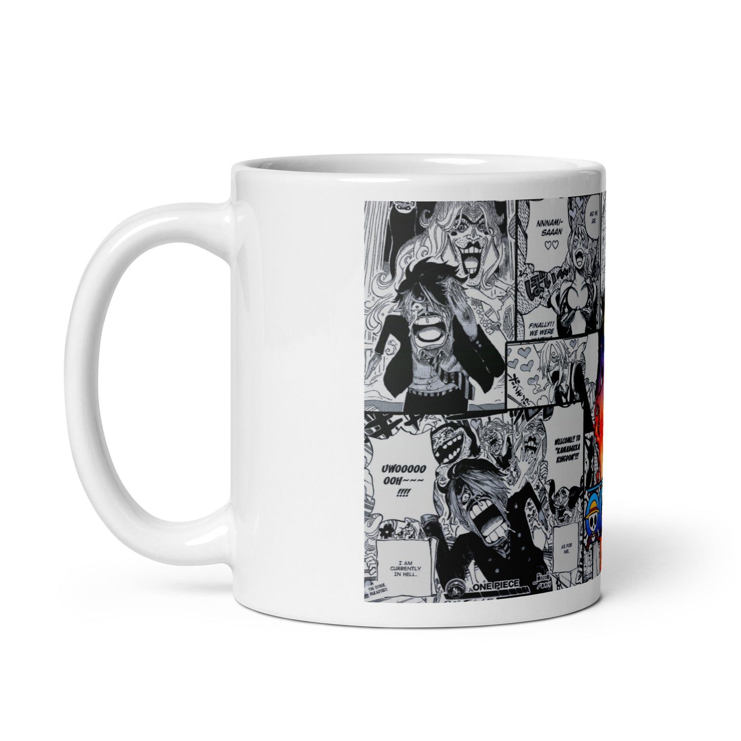 White Glossy Mug -Sanji 7