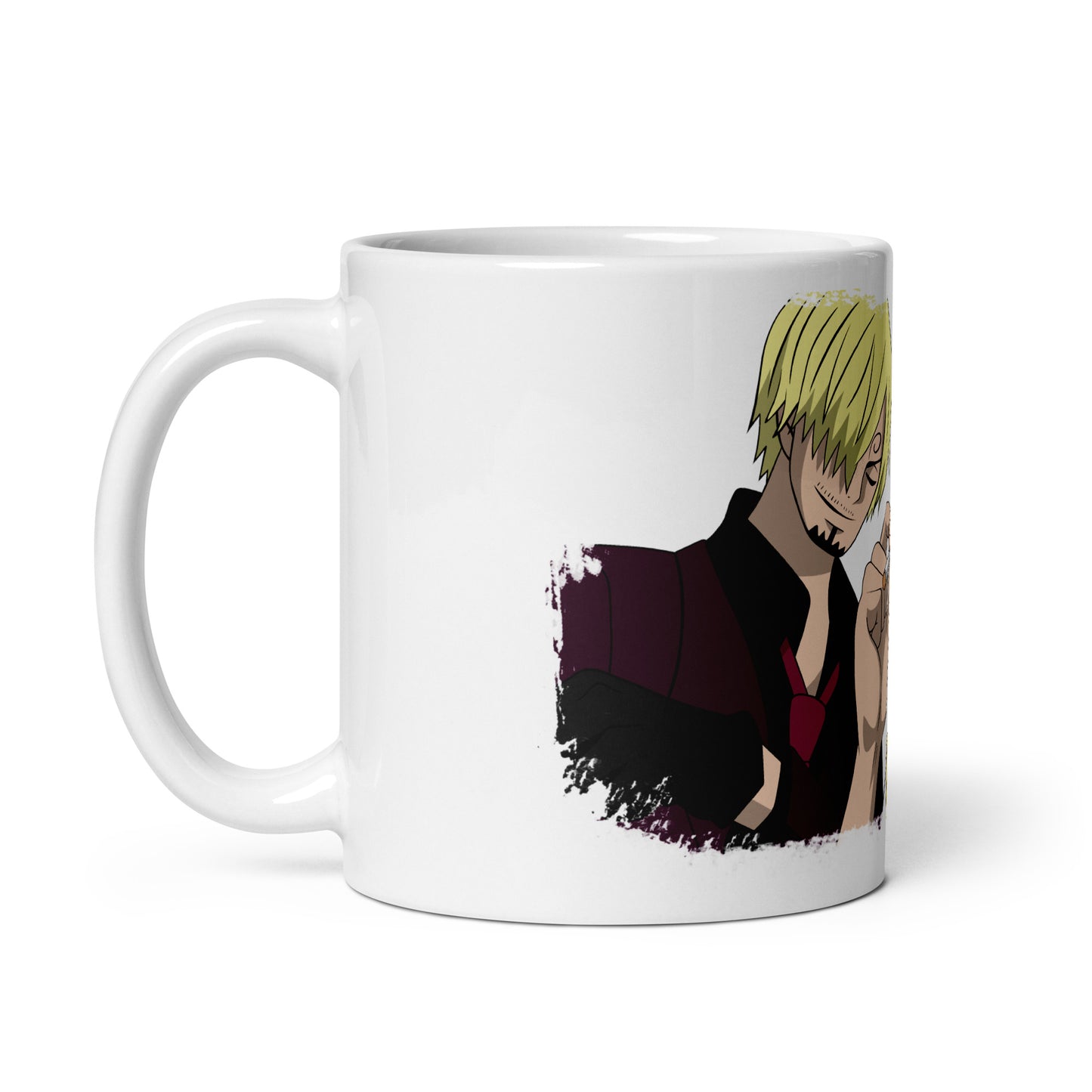 White Glossy Mug -Sanji 24