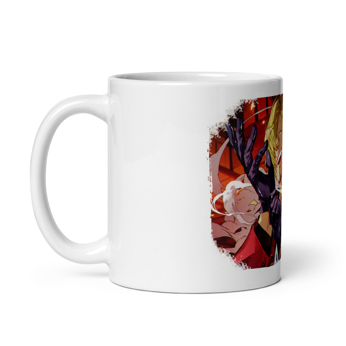 White Glossy Mug -Sanji 25