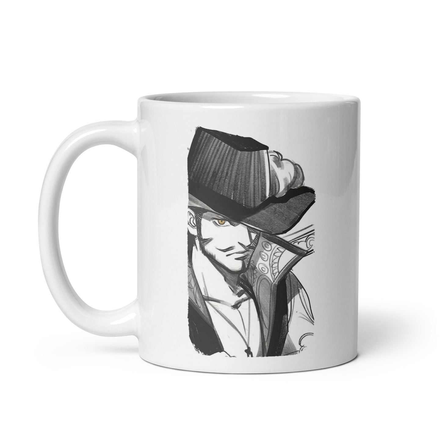 White Glossy Mug - Mihawk 1