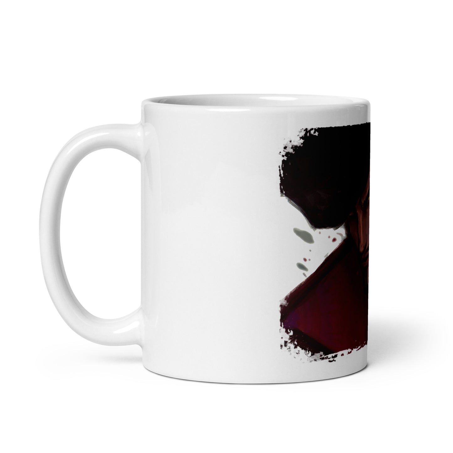 White Glossy Mug - Mihawk 11