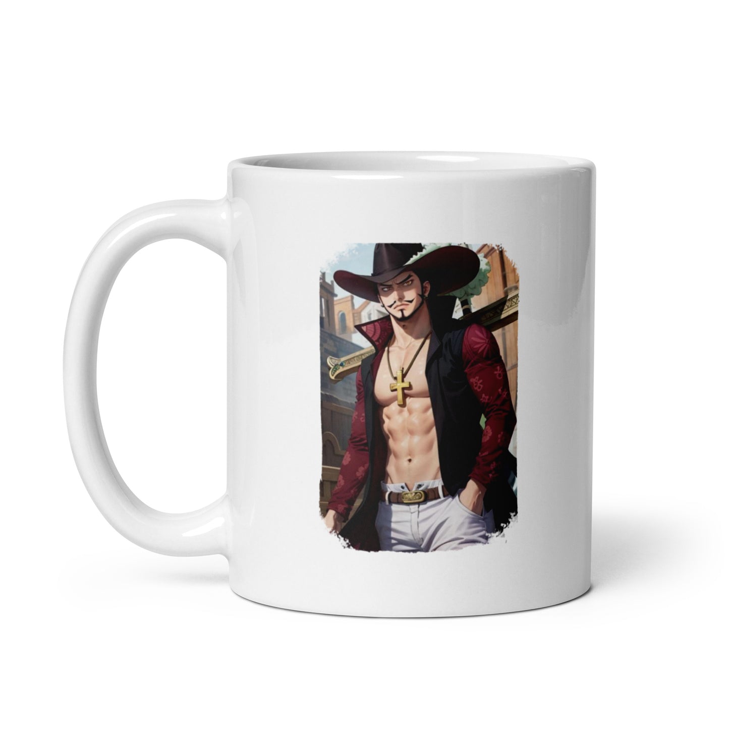 White Glossy Mug - Mihawk 12