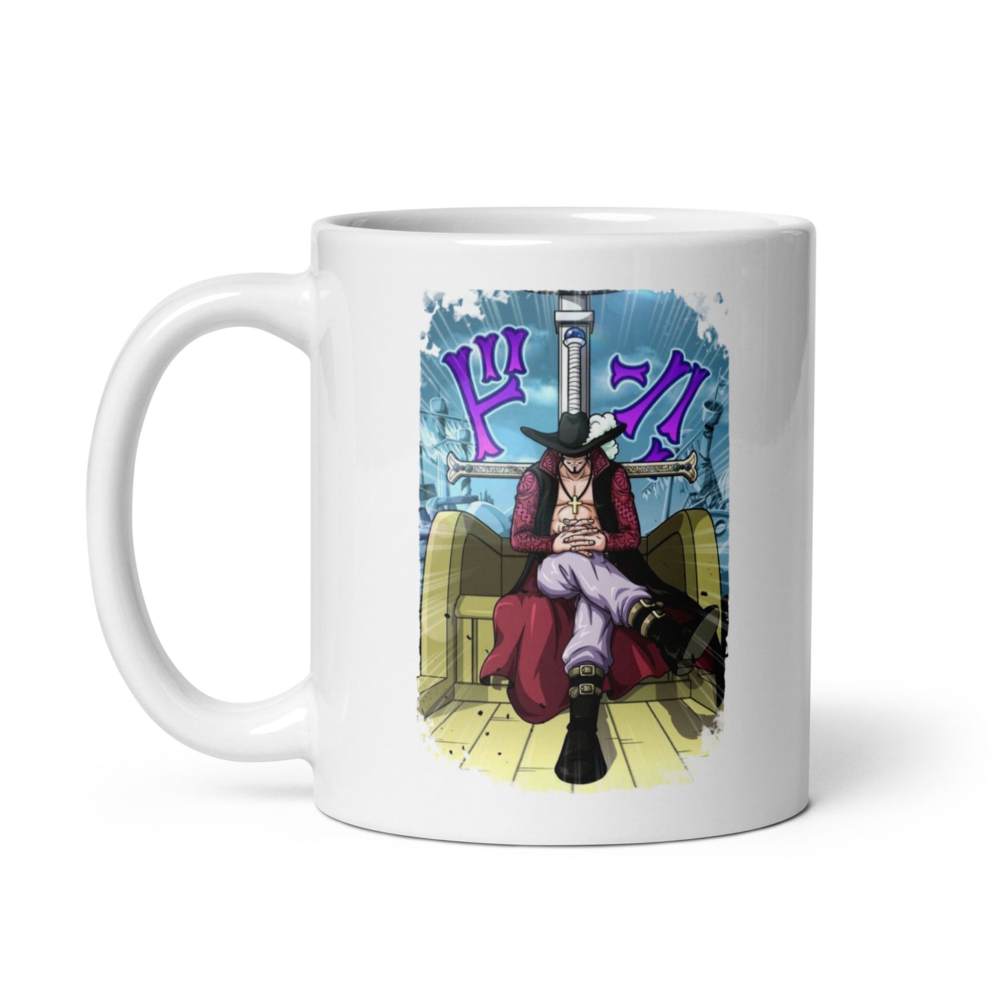 White Glossy Mug - Mihawk 14