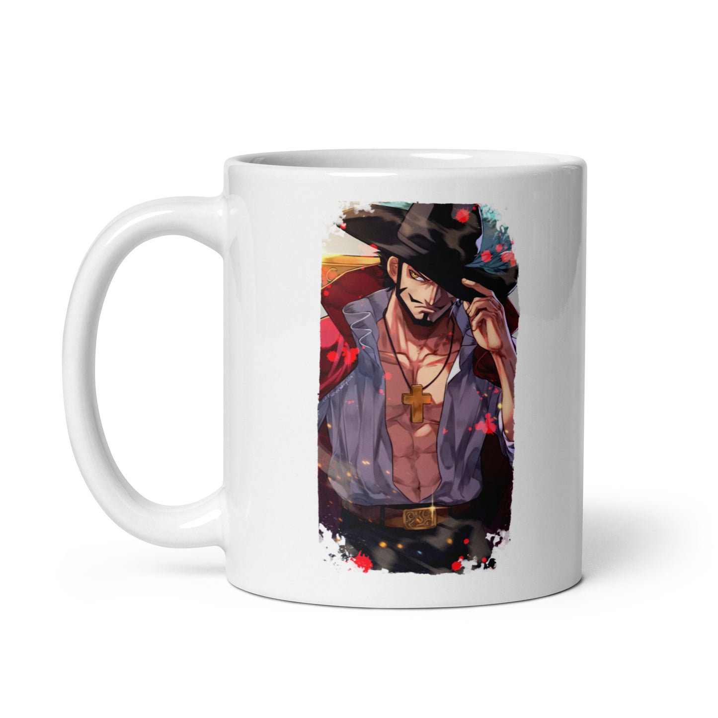 White Glossy Mug - Mihawk 15