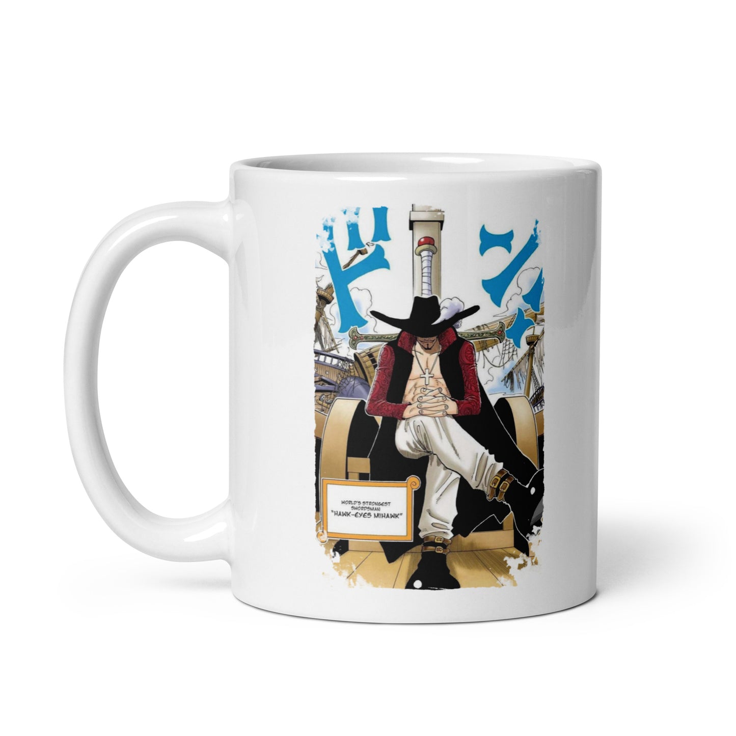 White Glossy Mug - Mihawk 18