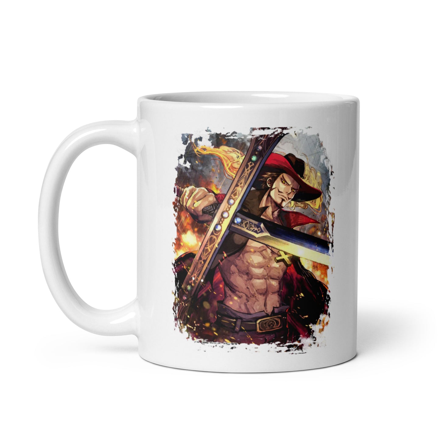 White Glossy Mug - Mihawk 19