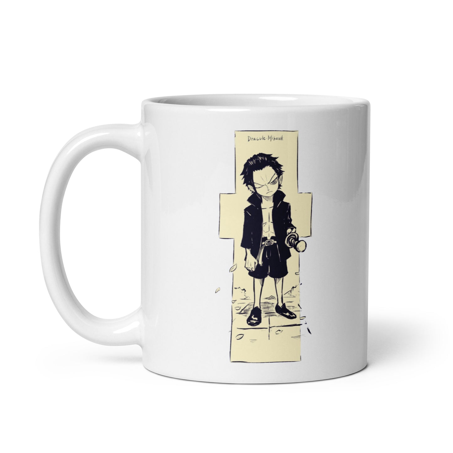 White Glossy Mug - Mihawk 27