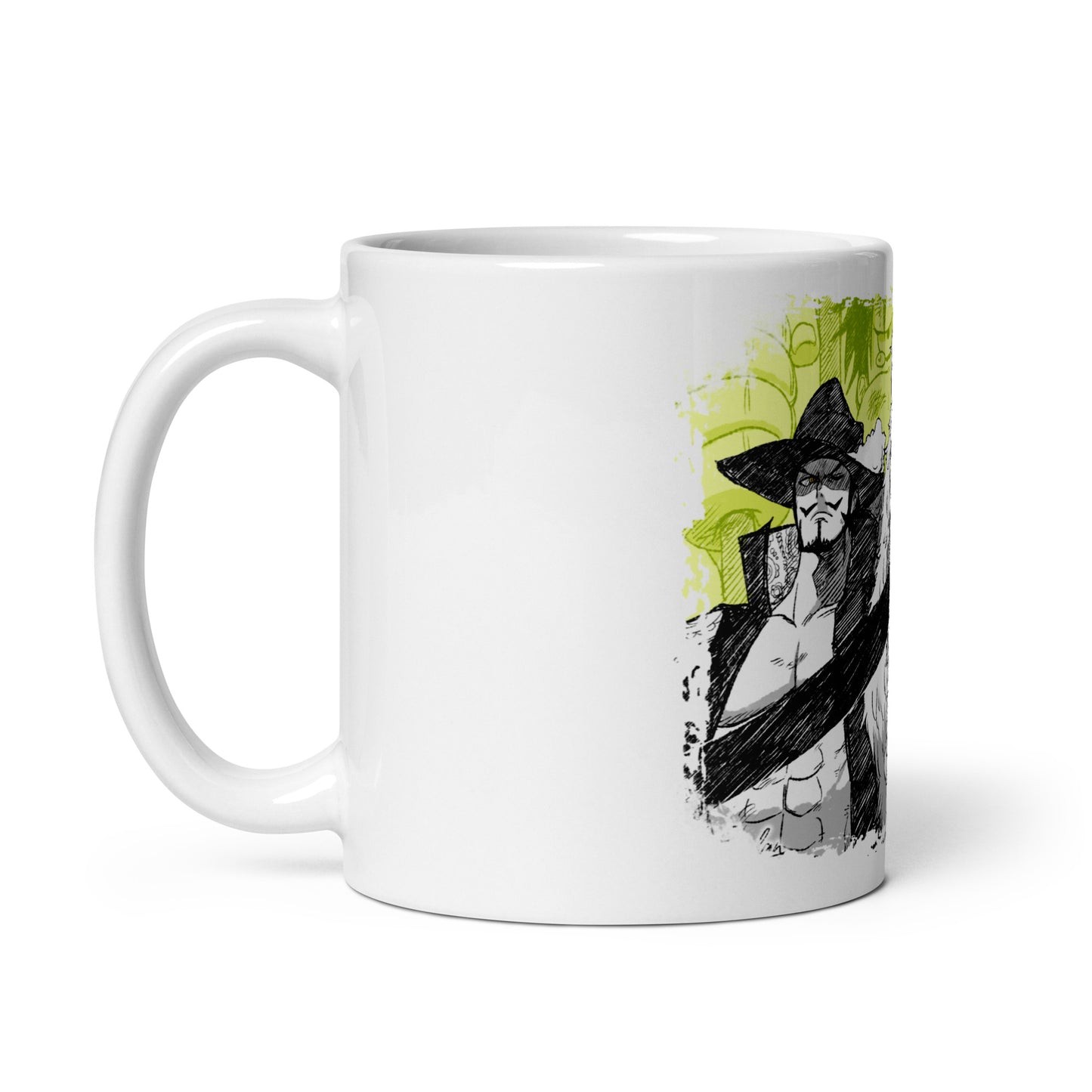 White Glossy Mug - Mihawk 33