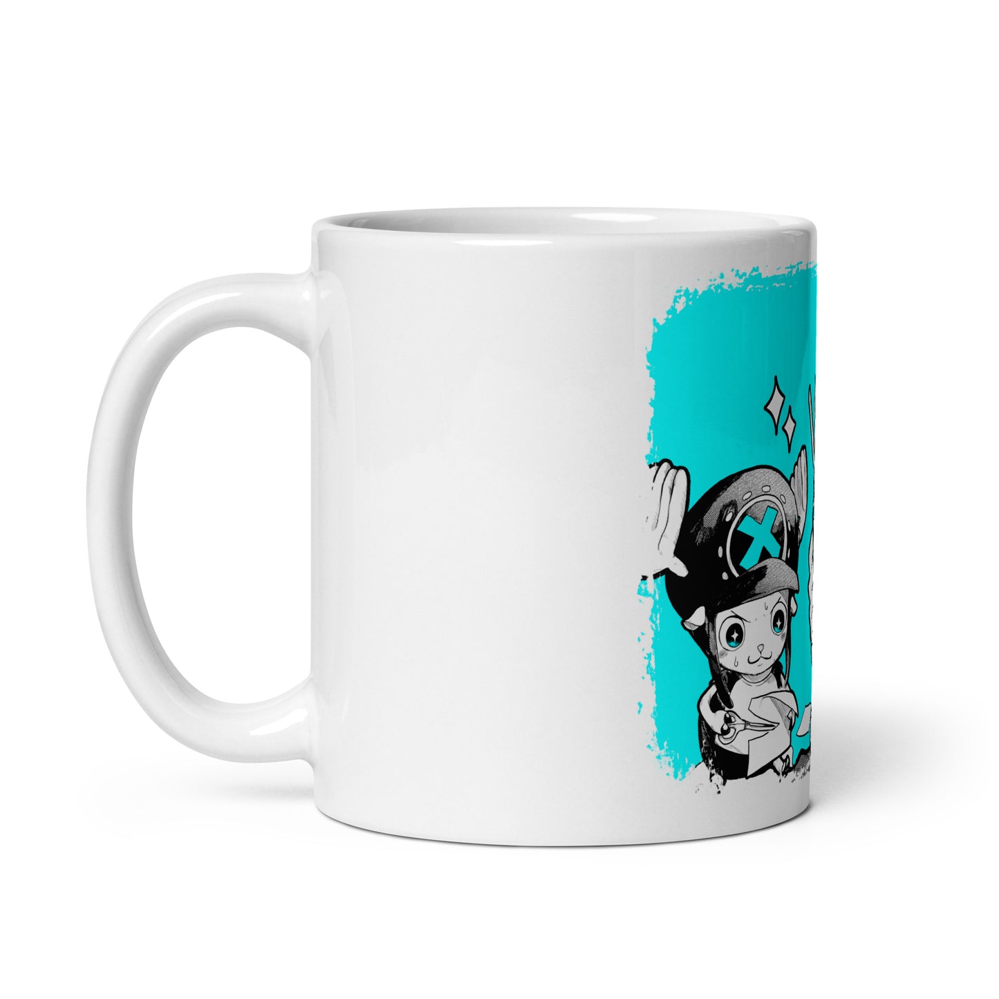 White Glossy Mug - Chopper 5