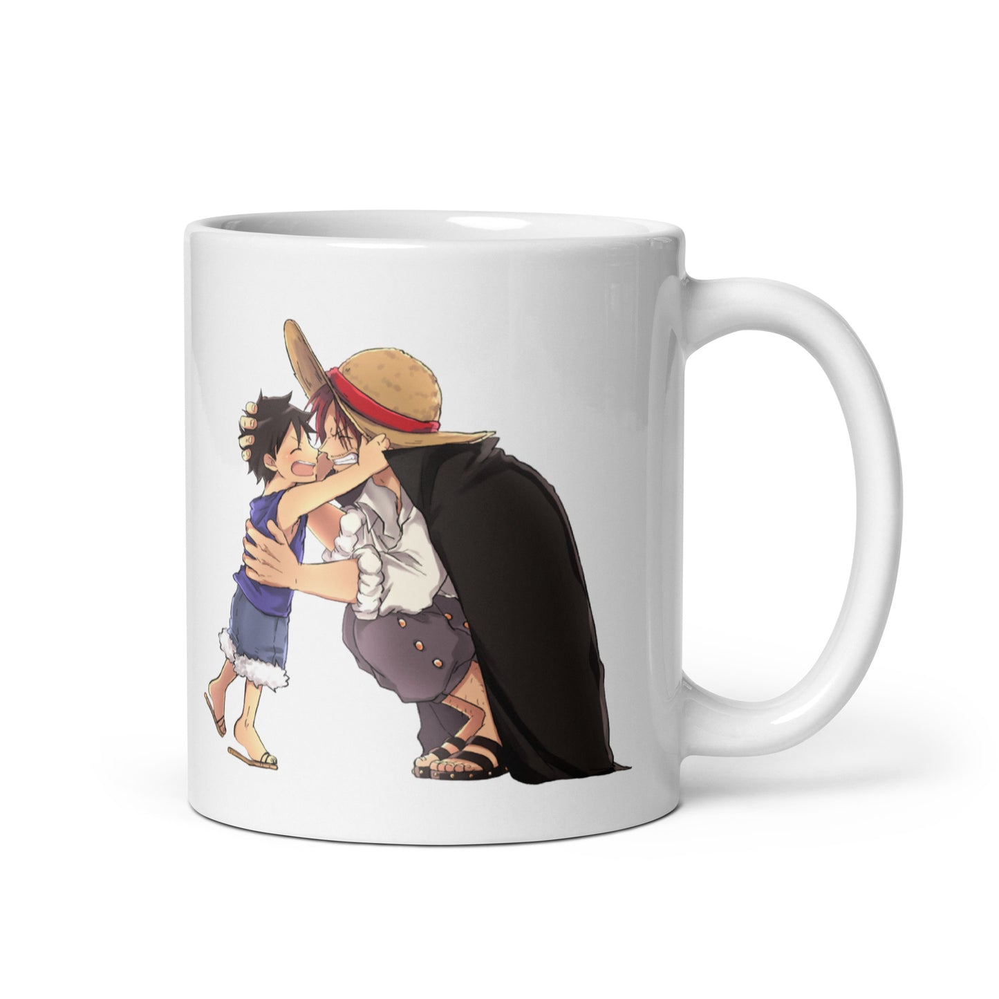 White Glossy Mug - Luffy 2