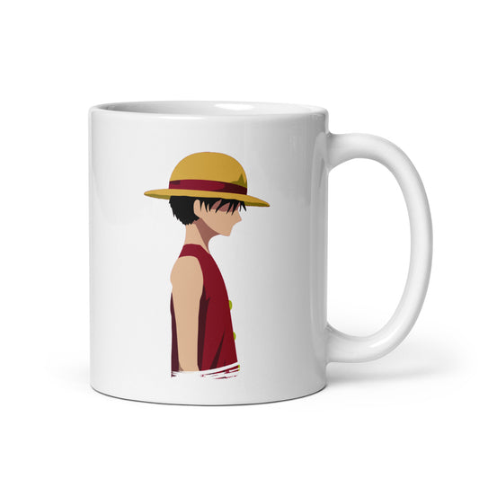 White Glossy Mug - Luffy 6