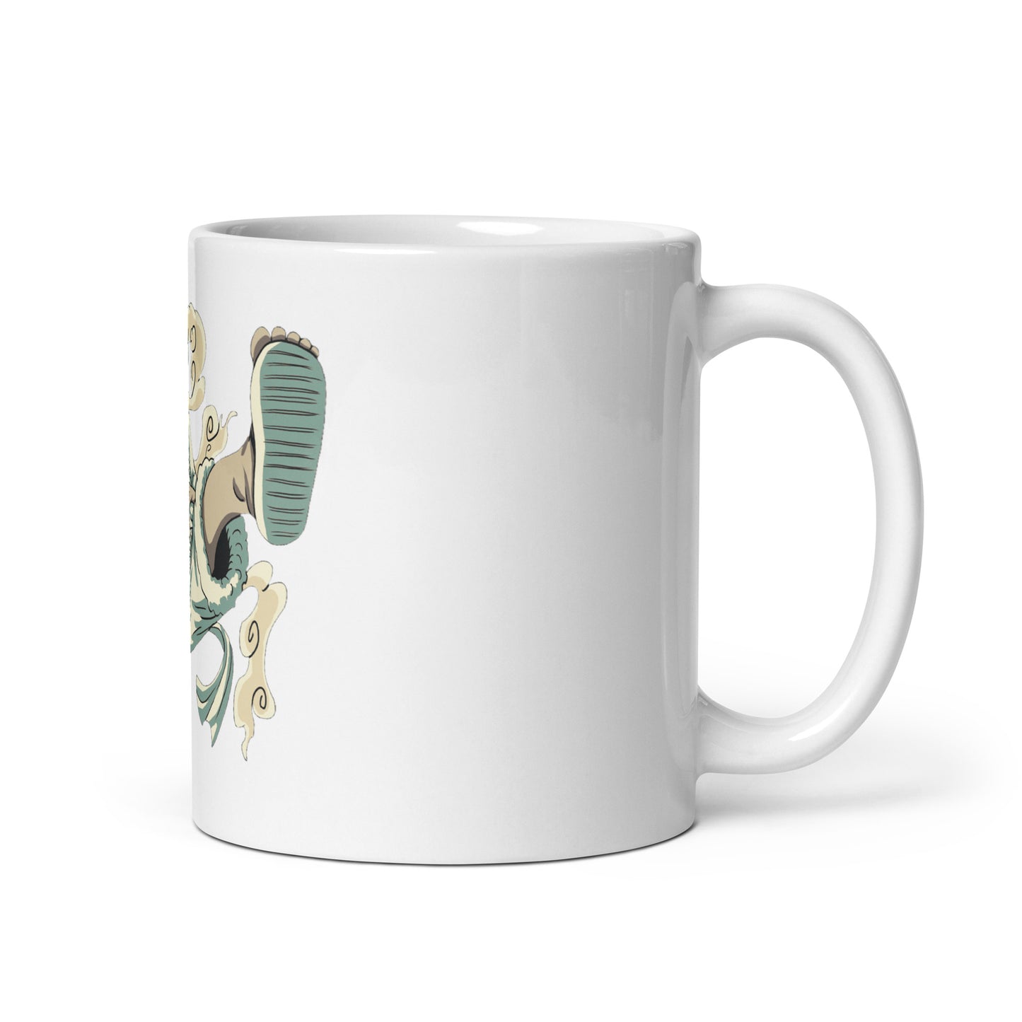 White Glossy Mug - Luffy 8