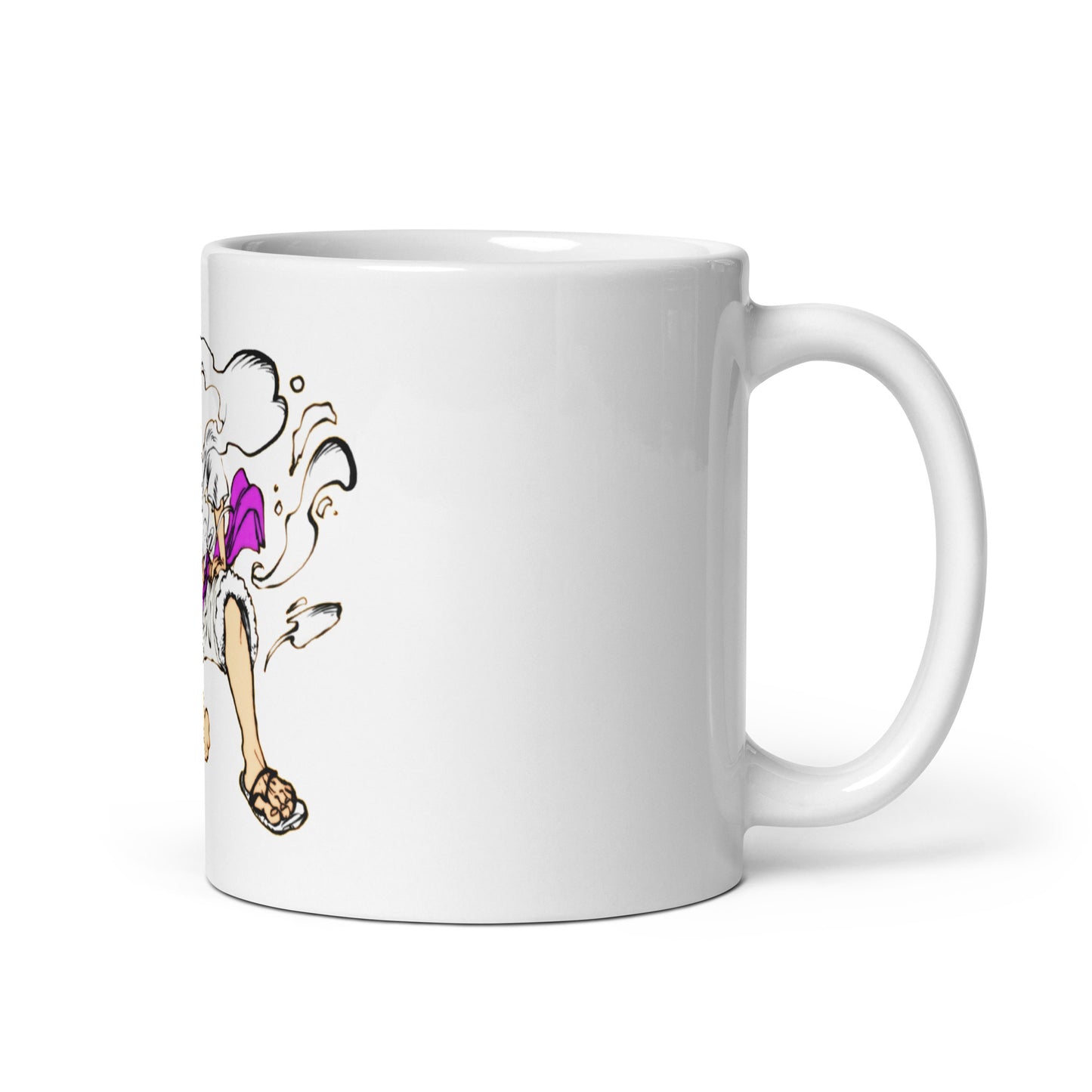 White Glossy Mug - Luffy 9