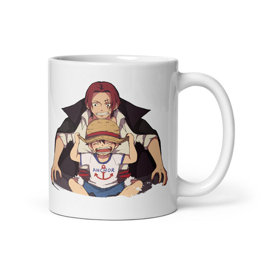 White Glossy Mug - Luffy 12