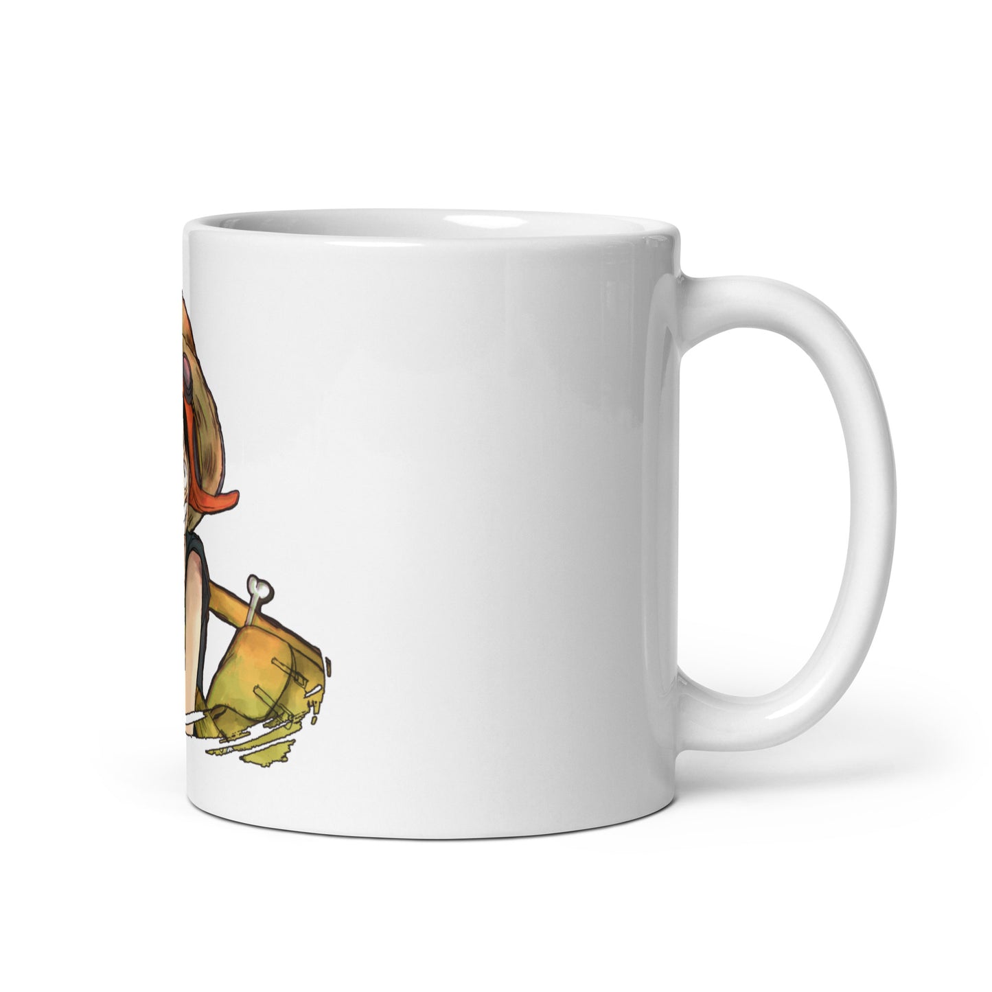 White Glossy Mug - Luffy 14