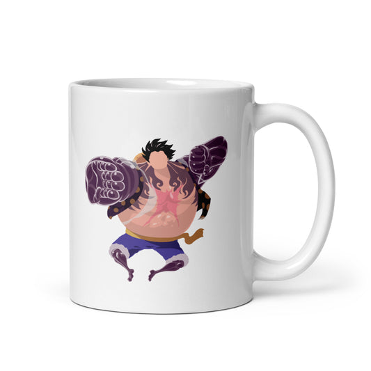 White Glossy Mug - Luffy 18