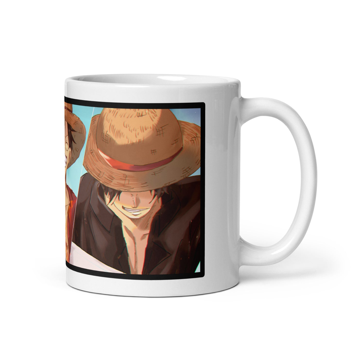 White Glossy Mug - Luffy 29