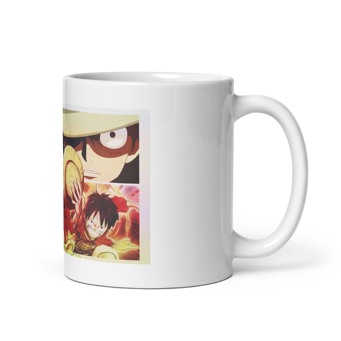 White Glossy Mug - Luffy 32