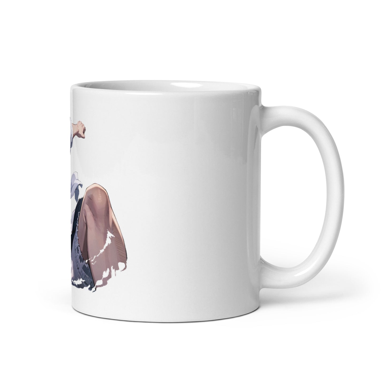 White Glossy Mug - Luffy 34