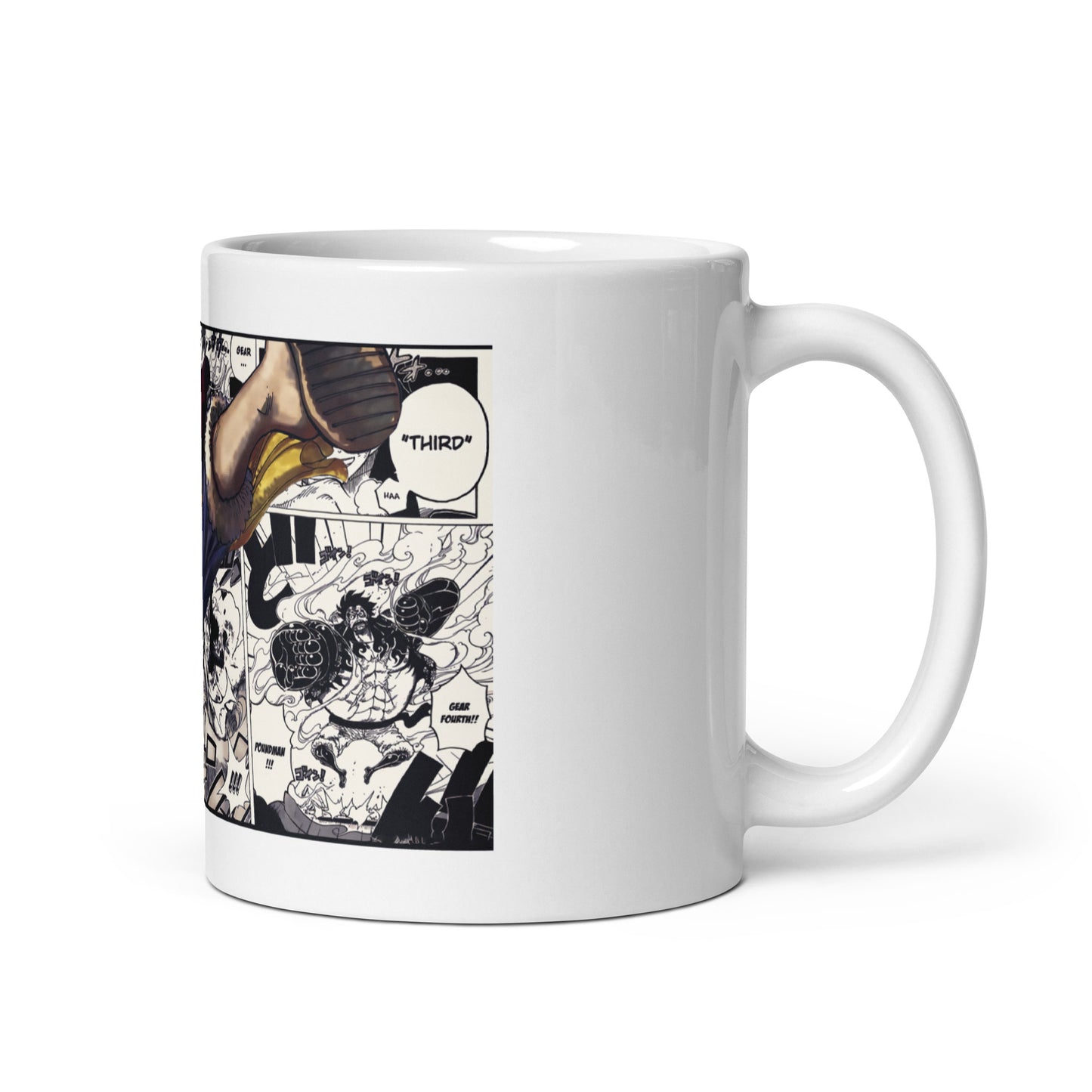 White Glossy Mug - Luffy 35