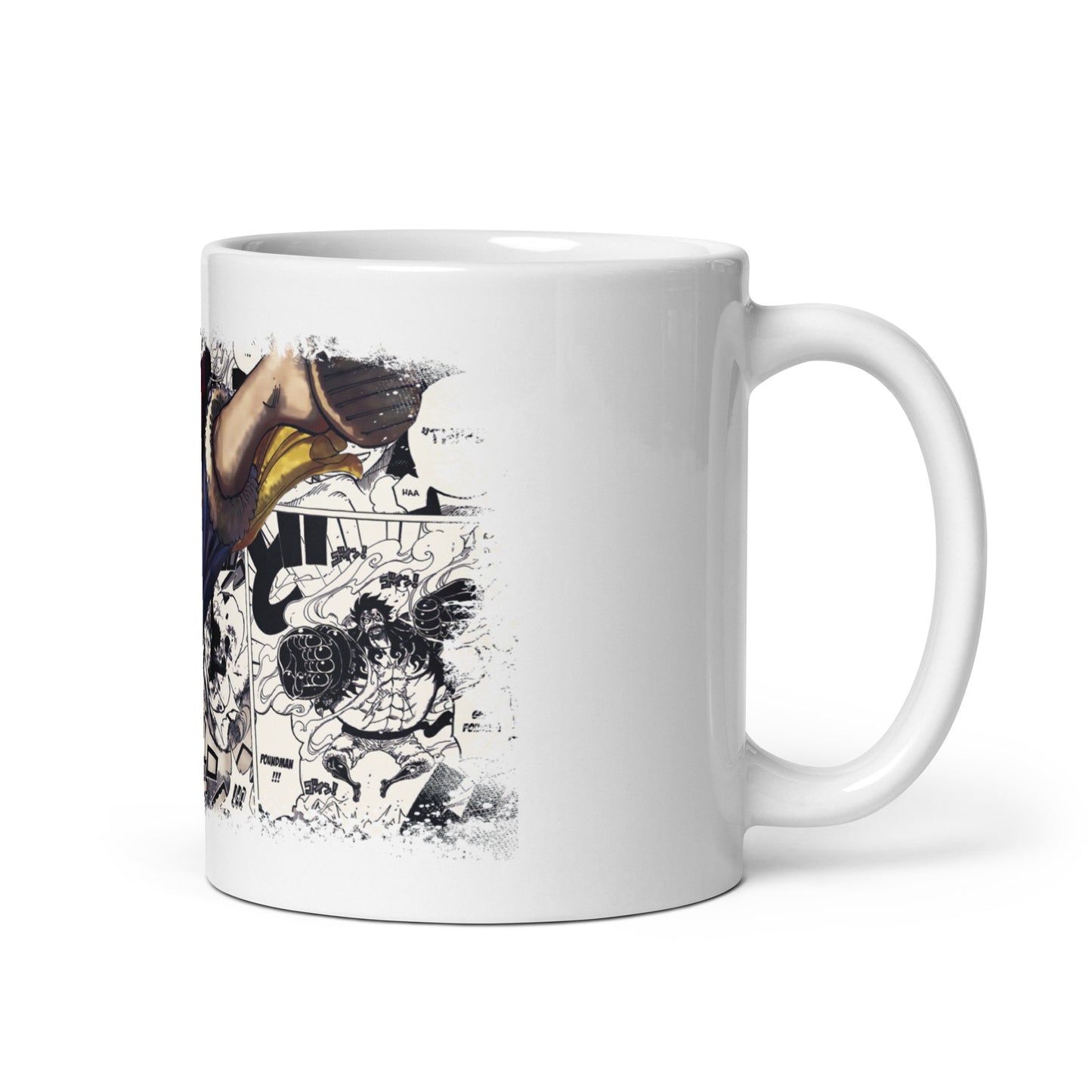 White Glossy Mug - Luffy 36