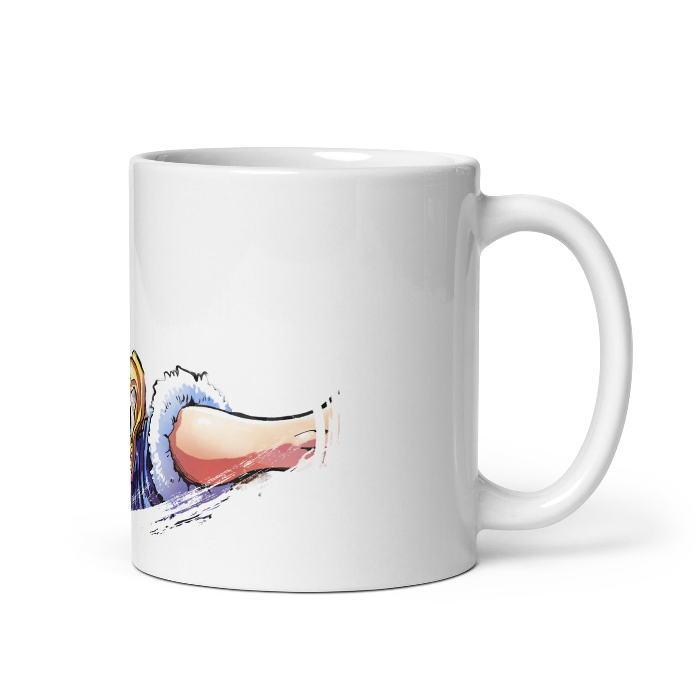 White Glossy Mug - Luffy 38