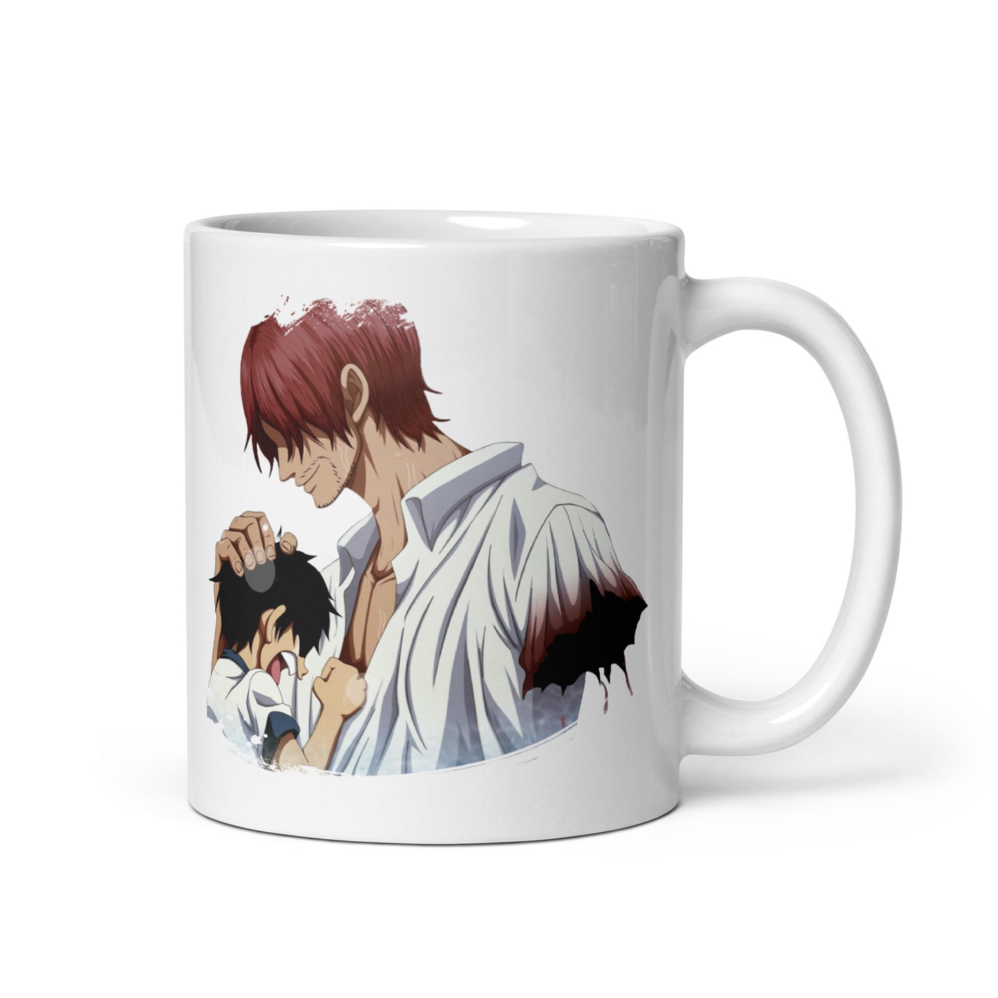 White Glossy Mug - Luffy 39