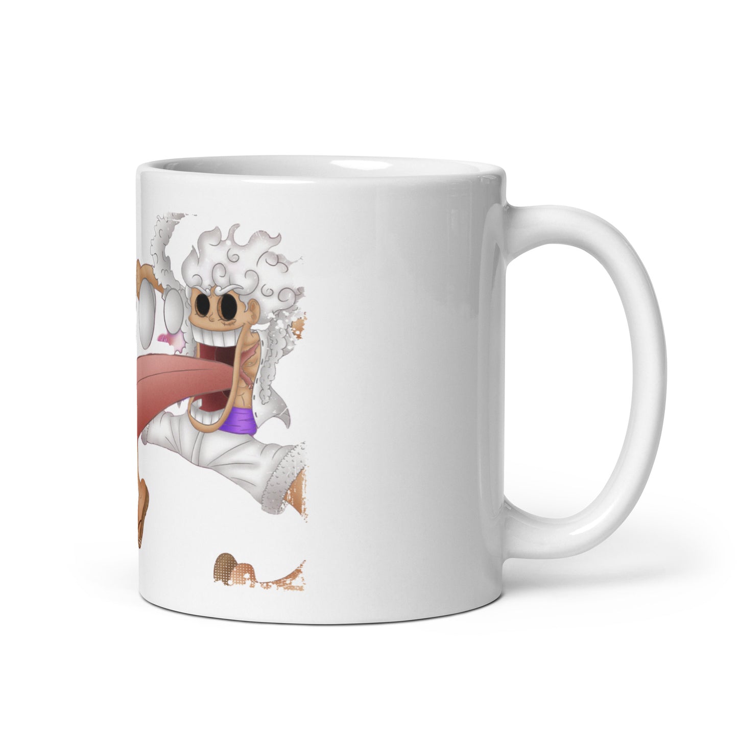 White Glossy Mug - Luffy 41