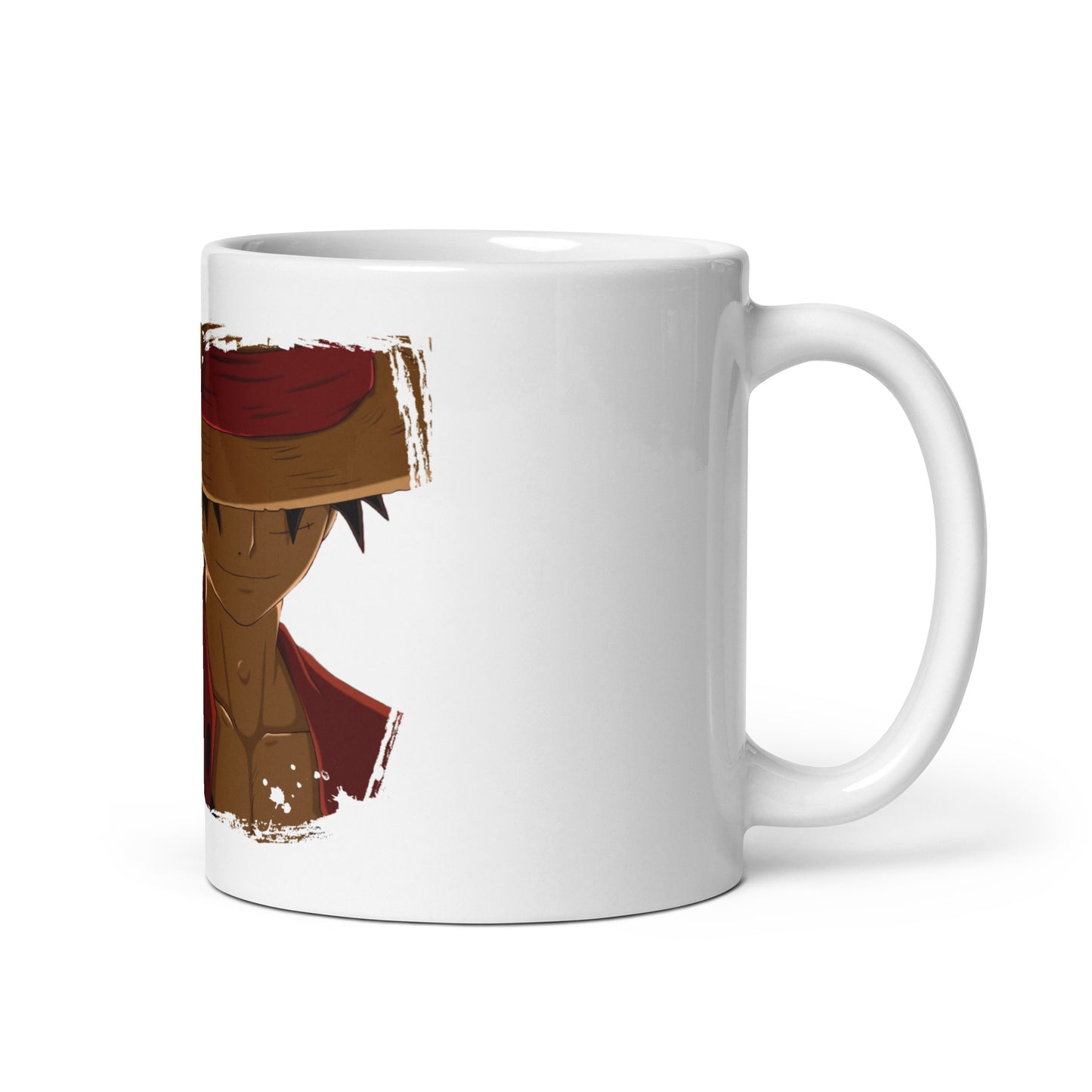 White Glossy Mug - Luffy 45